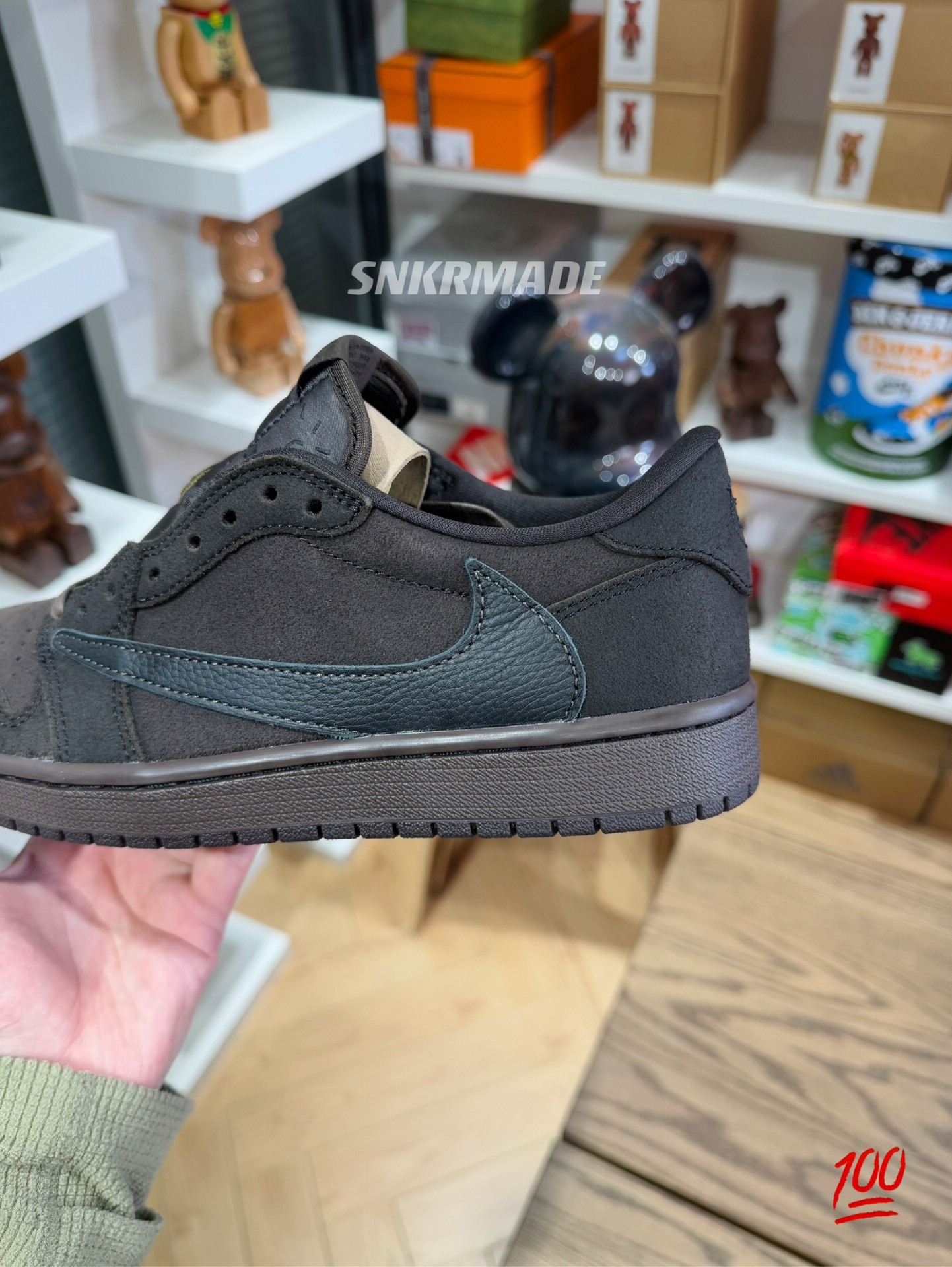 Travis Scott AJ1 Low OG Velvet Brown 褐色 倒钩第九代 DM7866-202