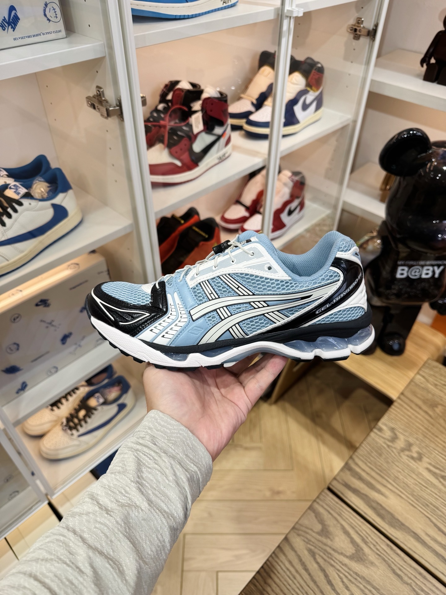 Asics Gel-Kayano 14 復古跑步鞋 男女同款 迷雾蓝 1203A549-400