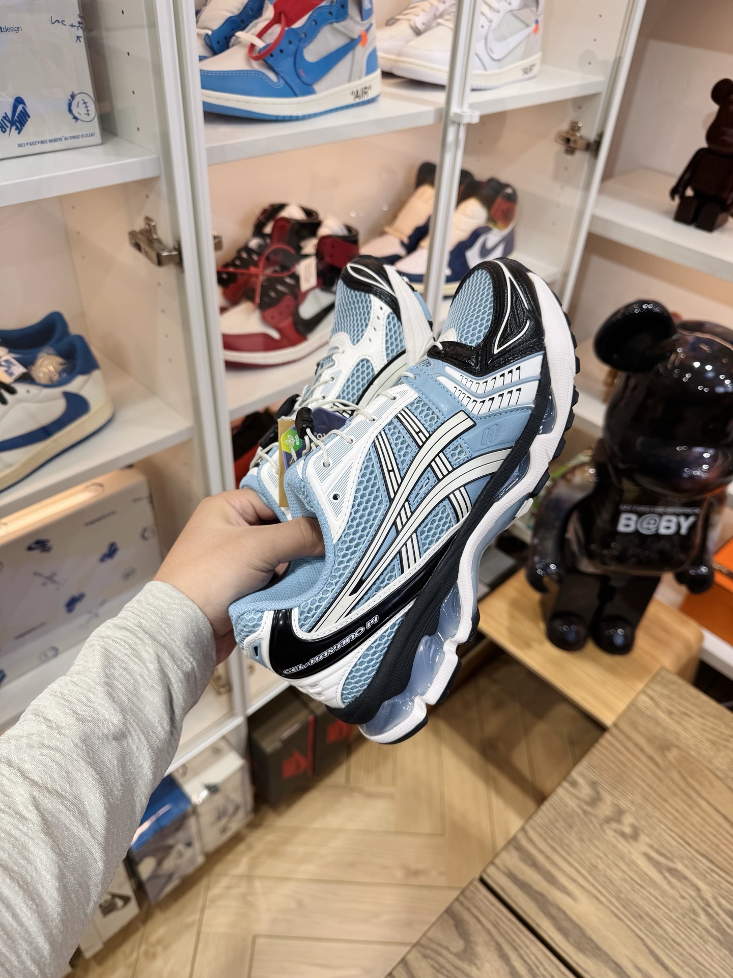 Asics Gel-Kayano 14  復古跑步鞋 男女同款 迷雾蓝 1203A549-400