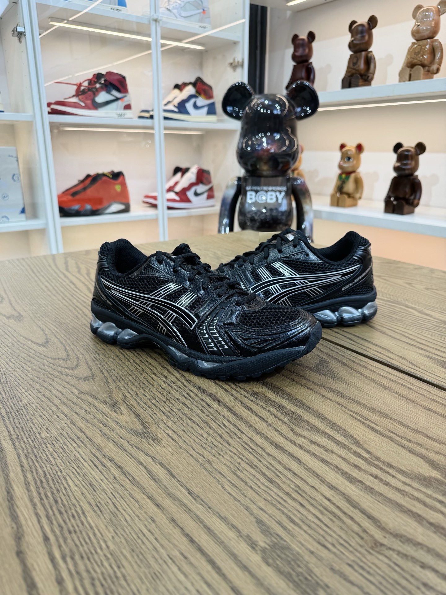 Asics Gel-Kayano 14  Y2k機能 男女同款 黑銀色 1201A019-006