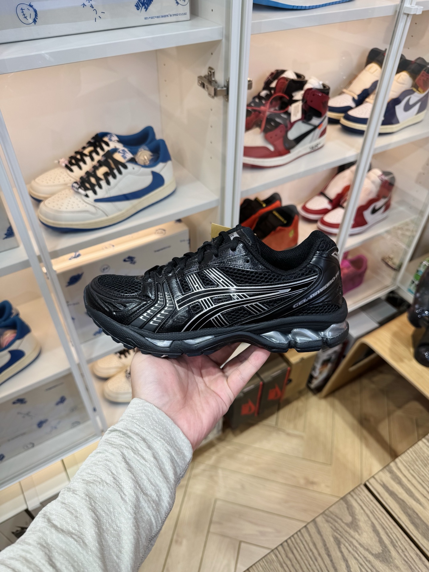 Asics Gel-Kayano 14  Y2k機能 男女同款 黑銀色 1201A019-006