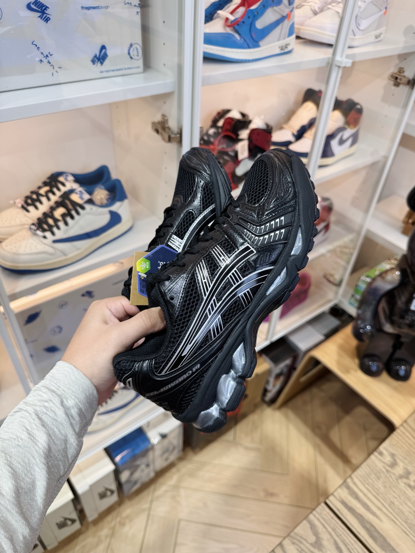 Asics Gel-Kayano 14  Y2k機能 男女同款 黑銀色 1201A019-006
