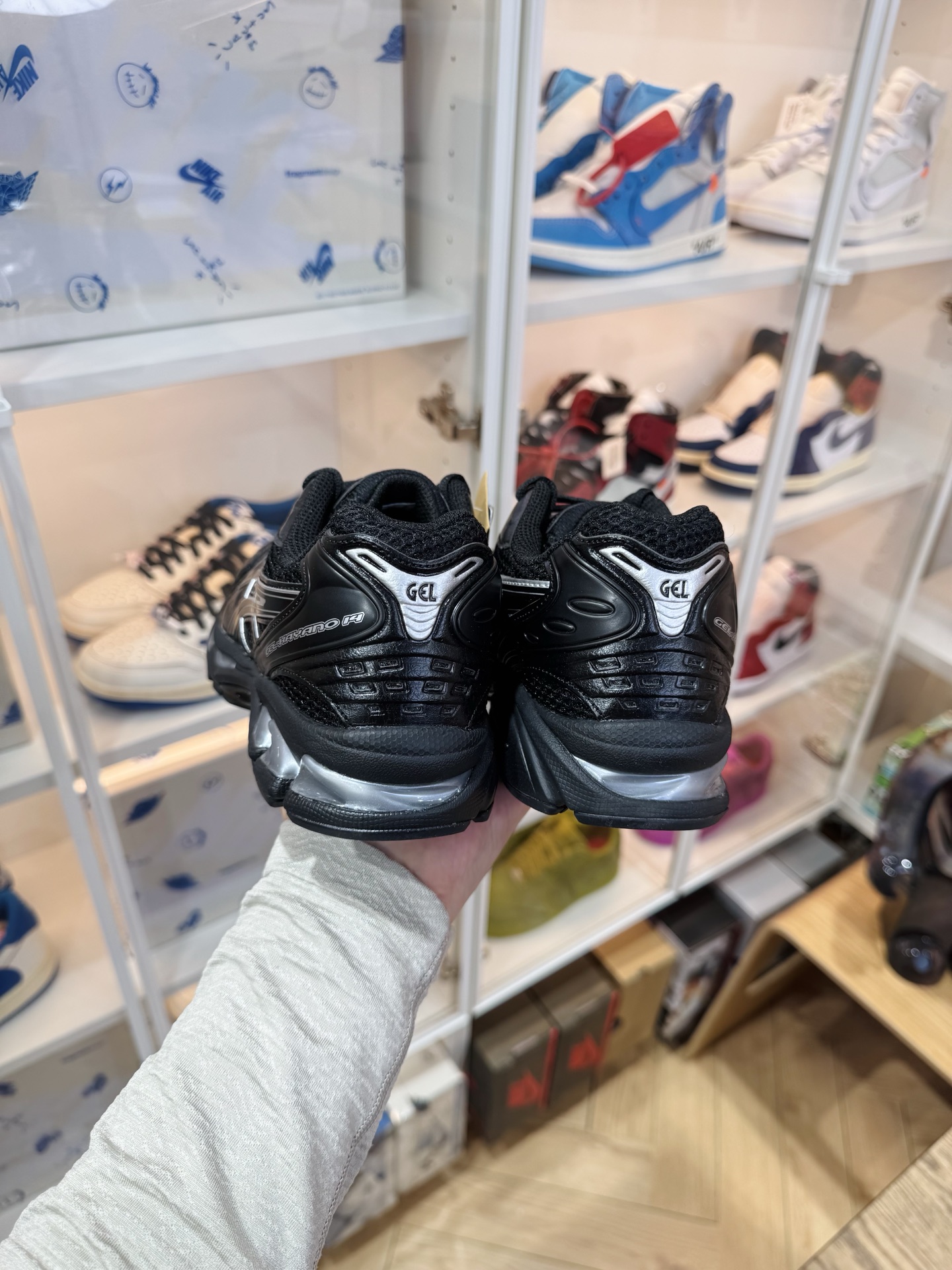 Asics Gel-Kayano 14  Y2k機能 男女同款 黑銀色 1201A019-006