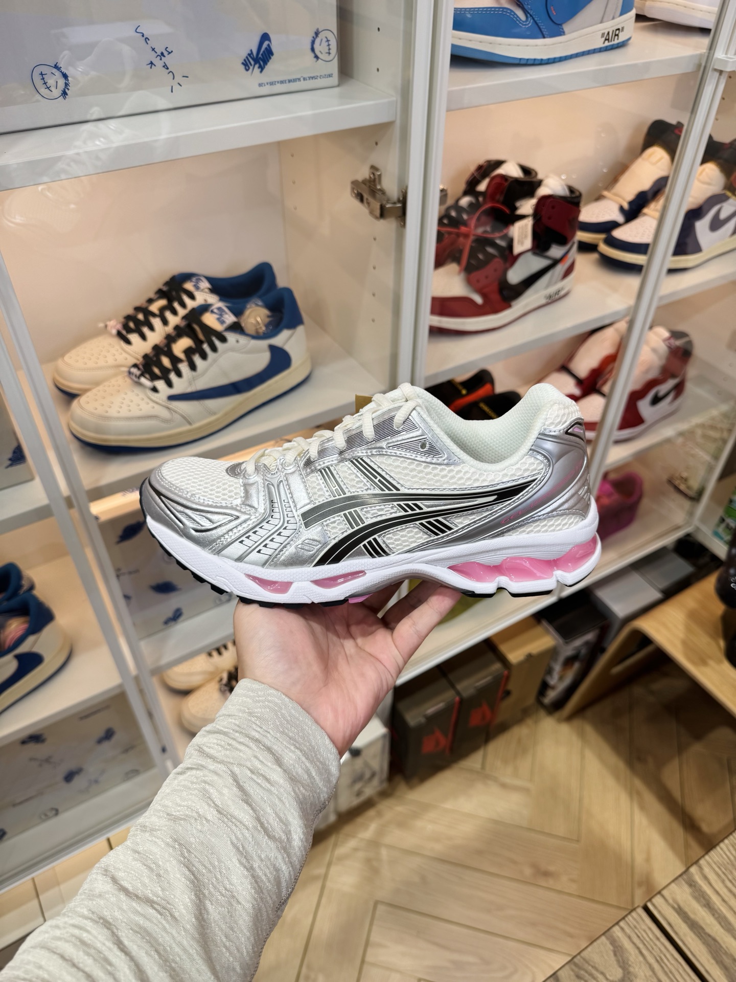 Asics Gel-Kayano 14 Y2K千禧風 男女同款 銀白粉1203A537-103