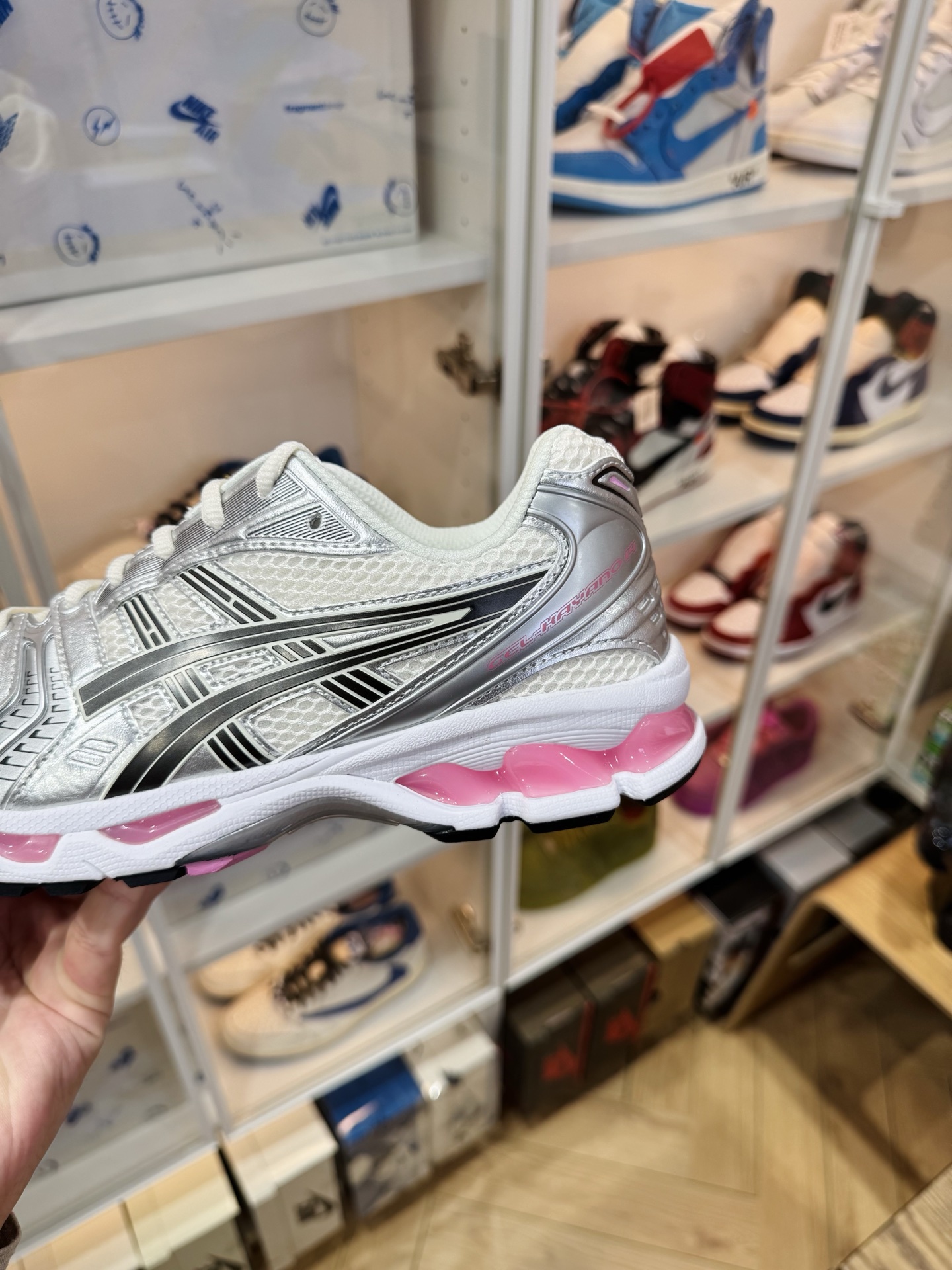 Asics Gel-Kayano 14 Y2K千禧風 男女同款 銀白粉1203A537-103