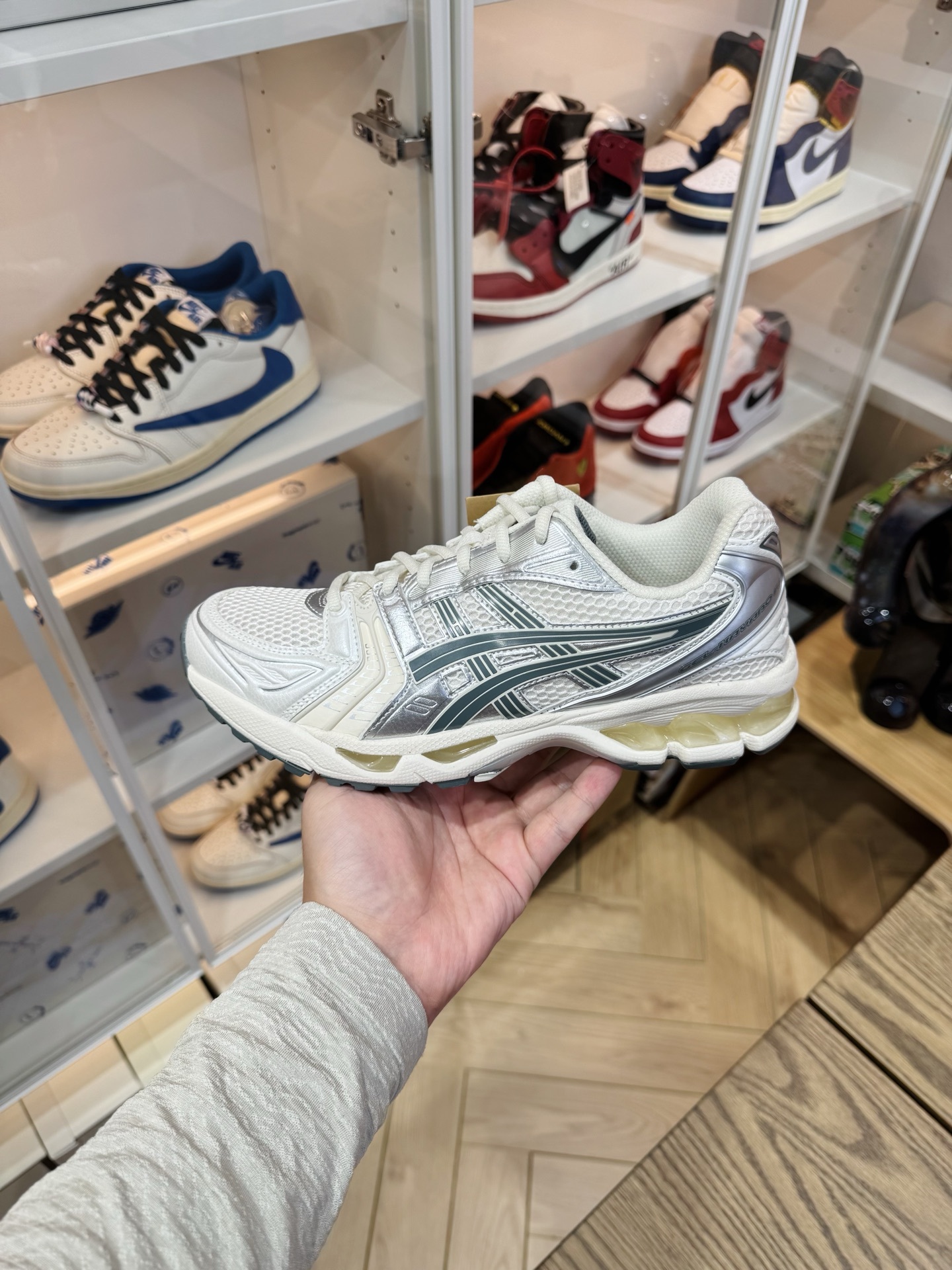 Kayano 14 銀白色 Y2k戶外機能 男女同款 1201A019-200