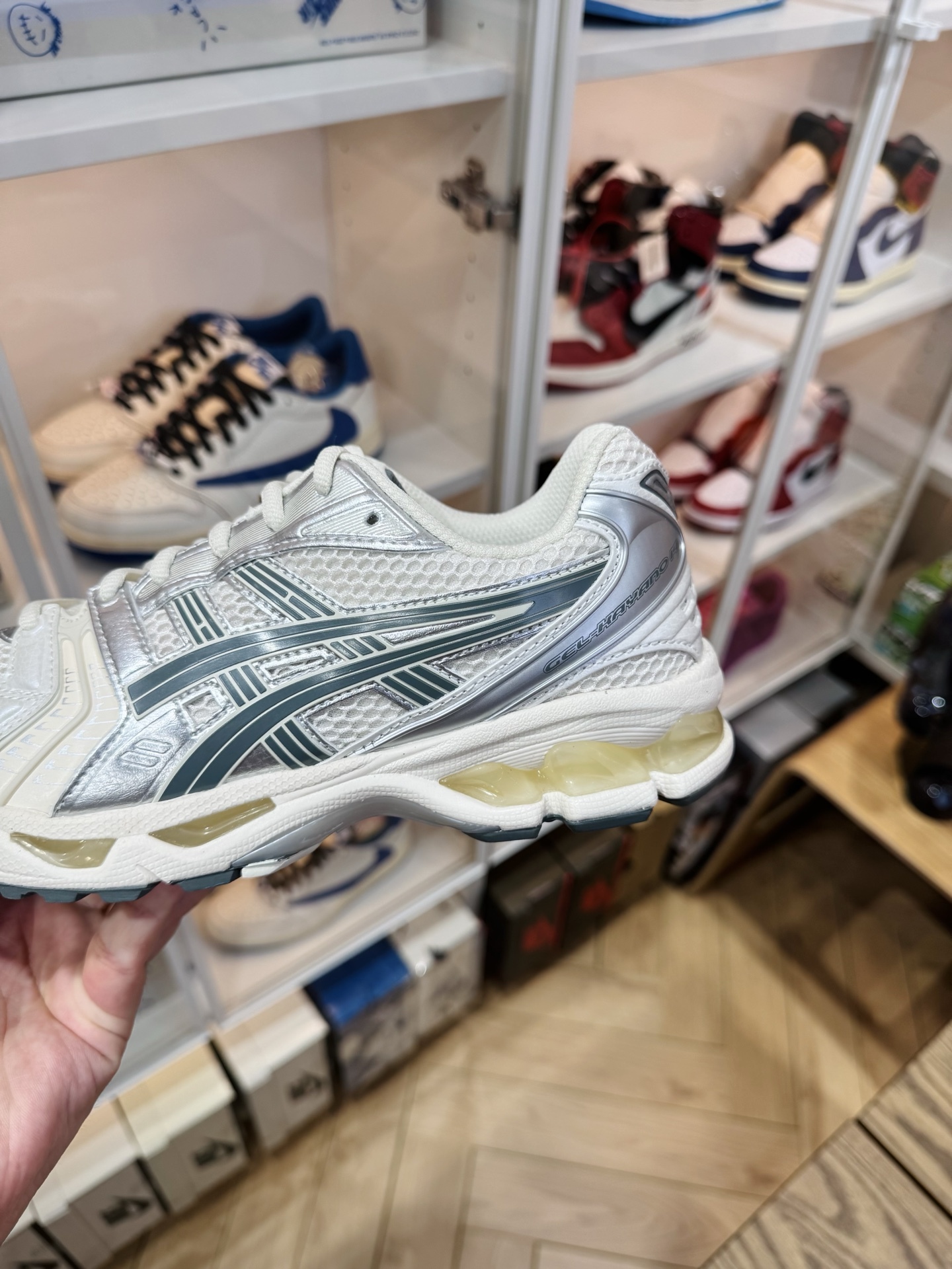 Kayano 14 銀白色 Y2k戶外機能 男女同款 1201A019-200