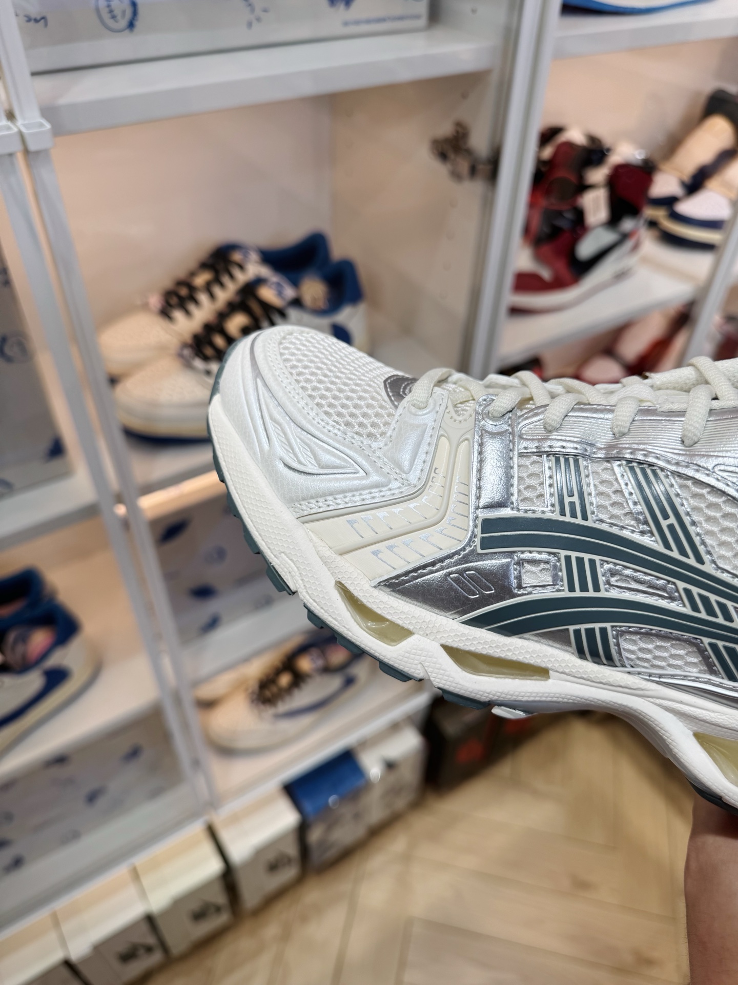 Kayano 14 銀白色 Y2k戶外機能 男女同款 1201A019-200