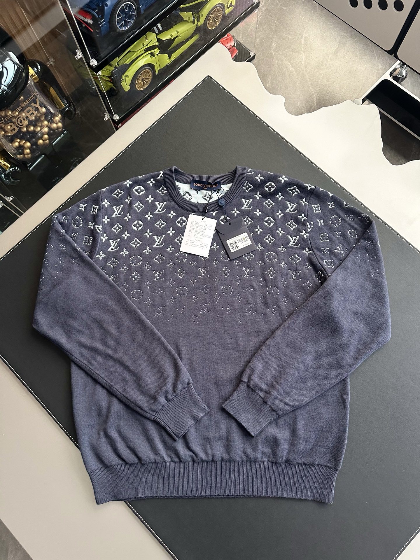 LV 印花漸變套頭衛衣