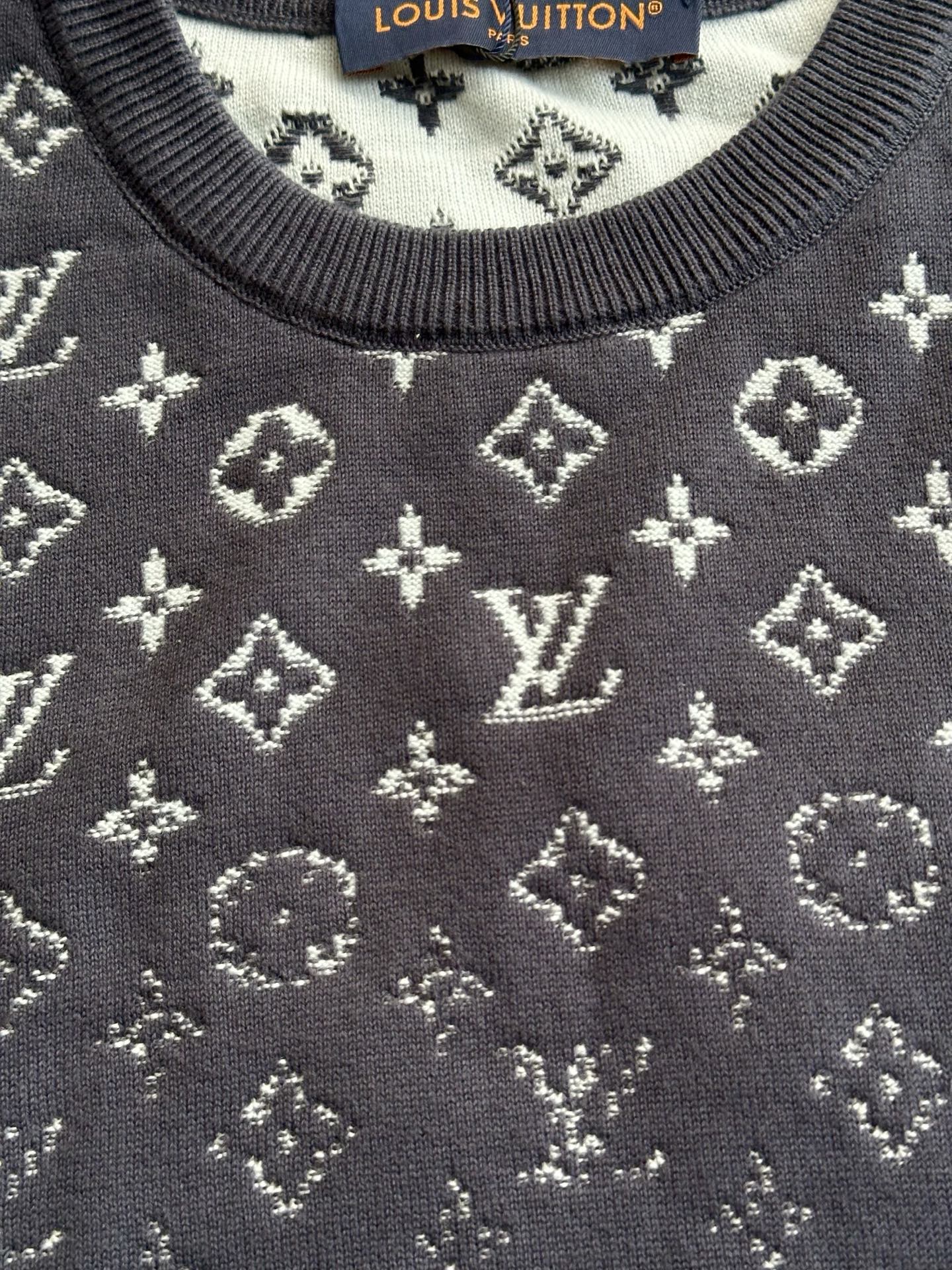 LV 印花漸變套頭衛衣