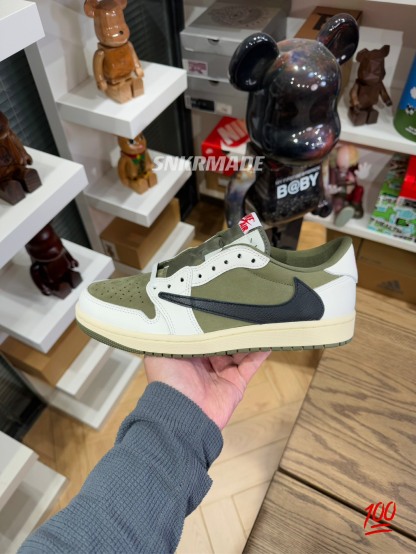TS8.0 x AJ1 Low Medium Olive 尺碼 36-48.5「US4-14」