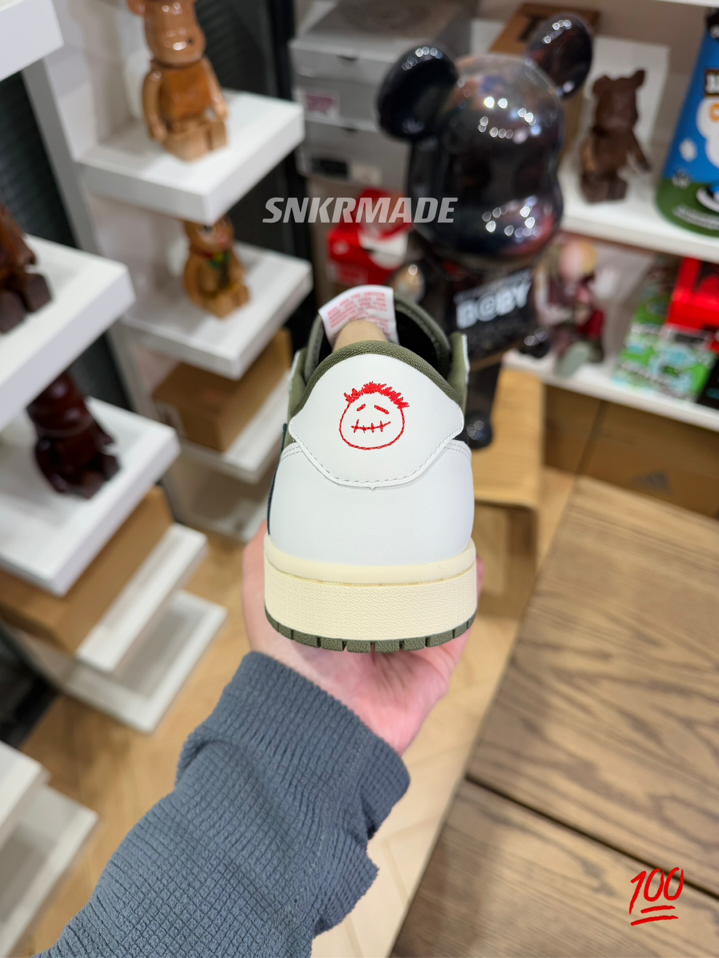 TS8.0 x AJ1 Low Medium Olive 尺碼 36-48.5「US4-14」