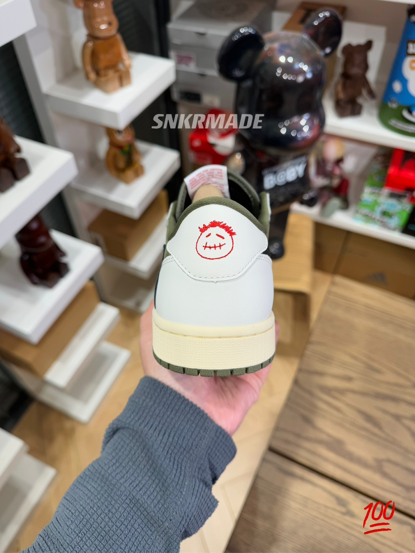 TS8.0 x AJ1 Low Medium Olive 尺碼 36-48.5「US4-14」