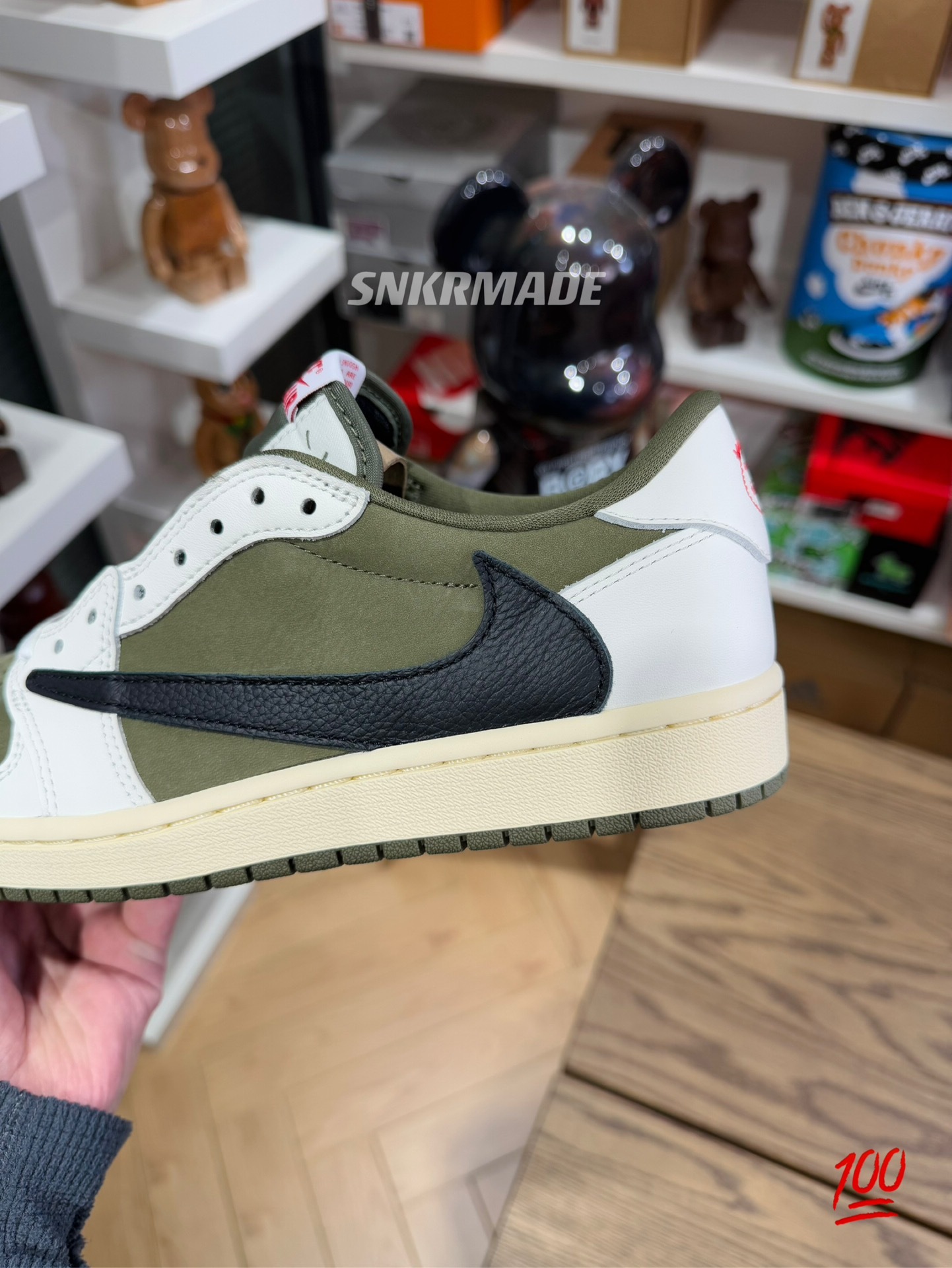 TS8.0 x AJ1 Low Medium Olive 尺碼 36-48.5「US4-14」