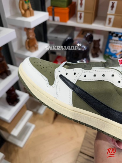 TS8.0 x AJ1 Low Medium Olive 尺碼 36-48.5「US4-14」