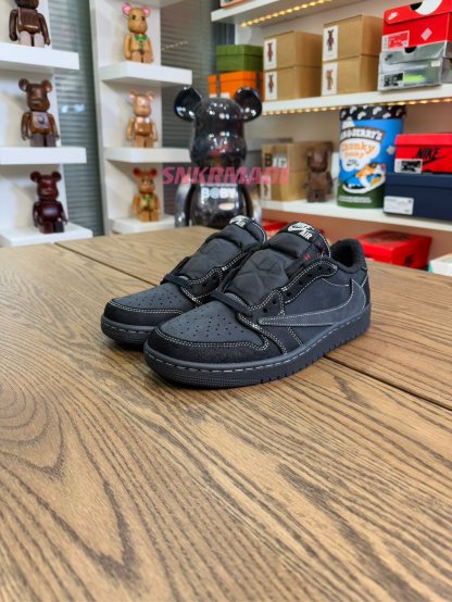 【巔峰產品Ultra】Travis Scott AJ1 Low OG 黑武士 尺碼 36-48.5「US4-14」倒鈎第4代 DM7866-001