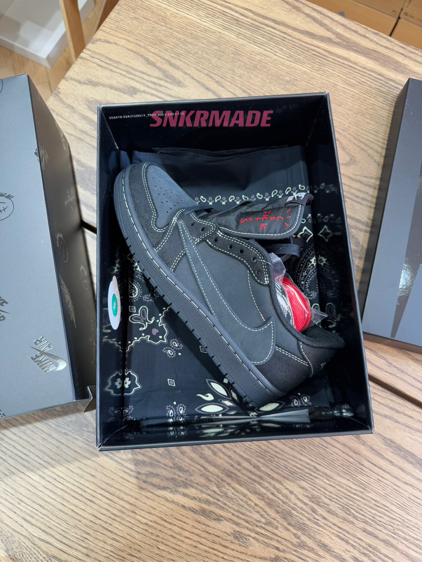 【巔峰產品Ultra】Travis Scott AJ1 Low OG 黑武士 尺碼 36-48.5「US4-14」倒鈎第4代 DM7866-001