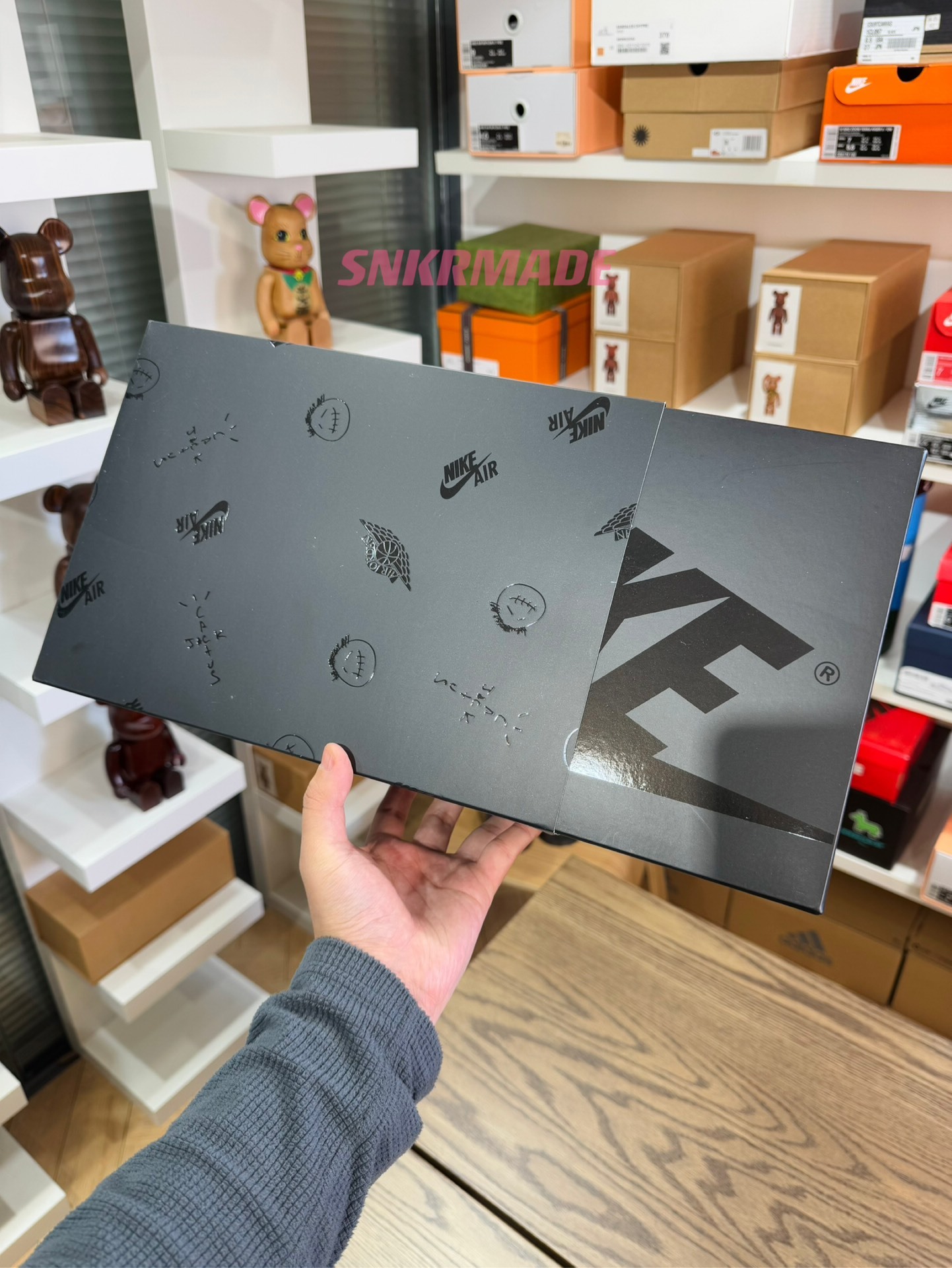 【巔峰產品Ultra】Travis Scott AJ1 Low OG 黑武士 尺碼 36-48.5「US4-14」倒鈎第4代 DM7866-001