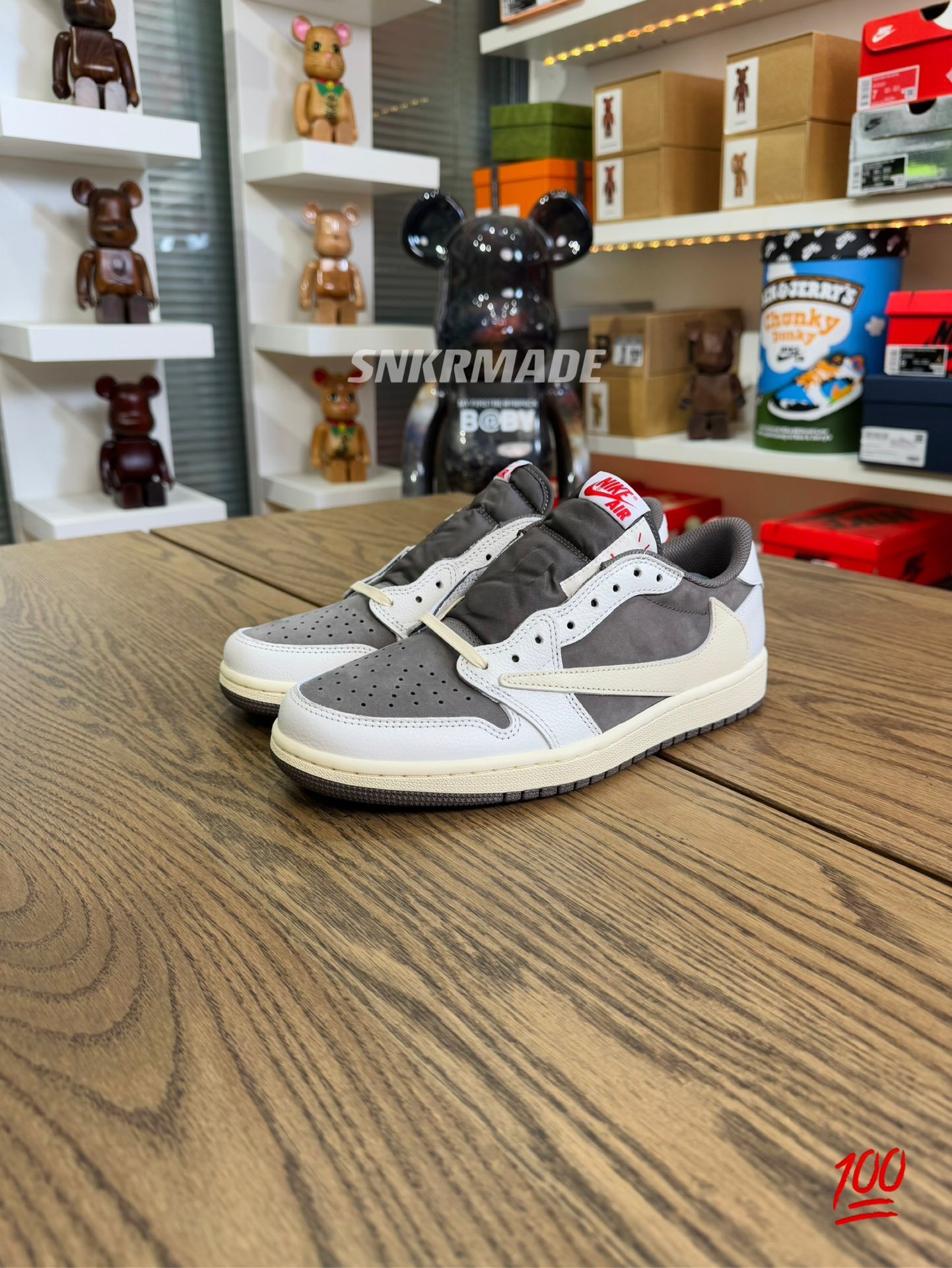 【巔峰產品Ultra】Travis Scott AJ1 Low OG 反轉摩卡 尺碼 36-48.5「US4-14」倒鈎第3代 DM7866-162