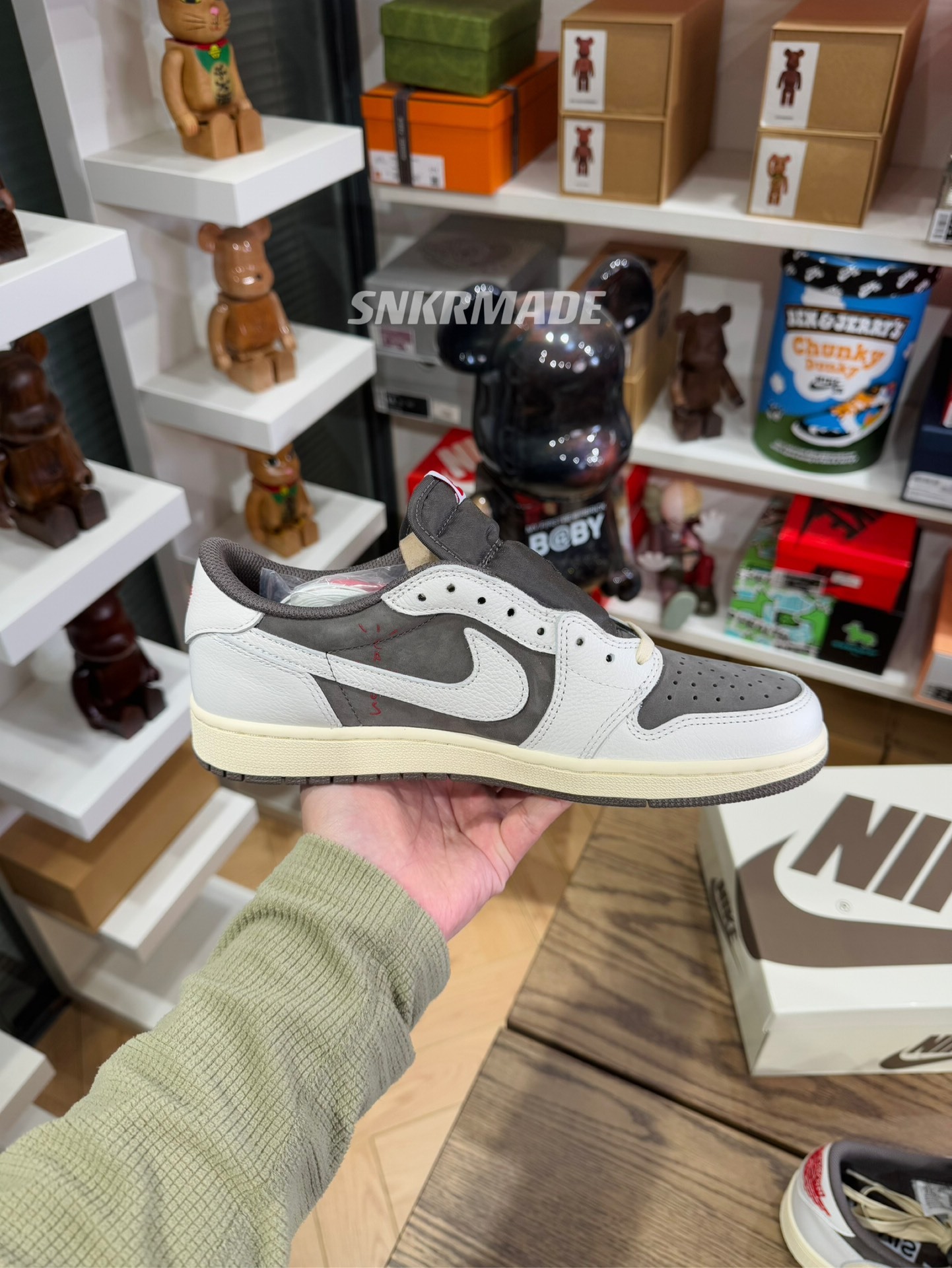 【巔峰產品Ultra】Travis Scott AJ1 Low OG 反轉摩卡 尺碼 36-48.5「US4-14」倒鈎第3代 DM7866-162