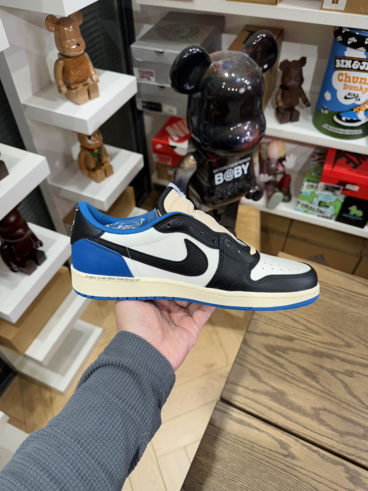 【巔峰產品Ultra】Fragment Design x Travis Scott AJ1 Low OG 三方聯名閃電 尺碼 36-48.5「US4-14」倒鈎第2代 DM7866-140