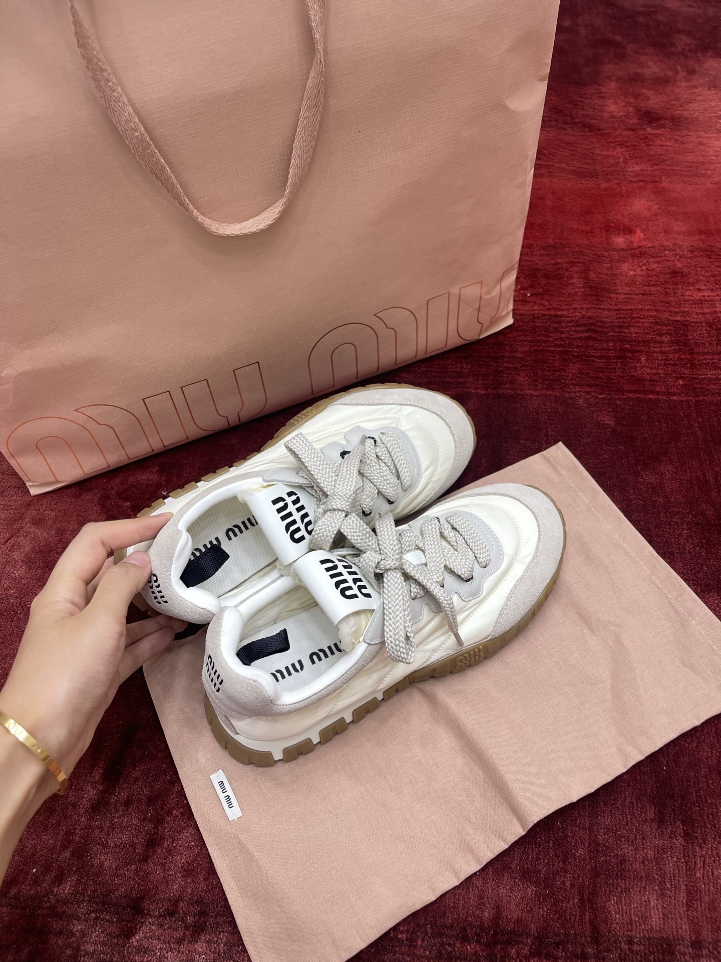 MiuMiu Tyre系列轮胎鞋 “白色”女款