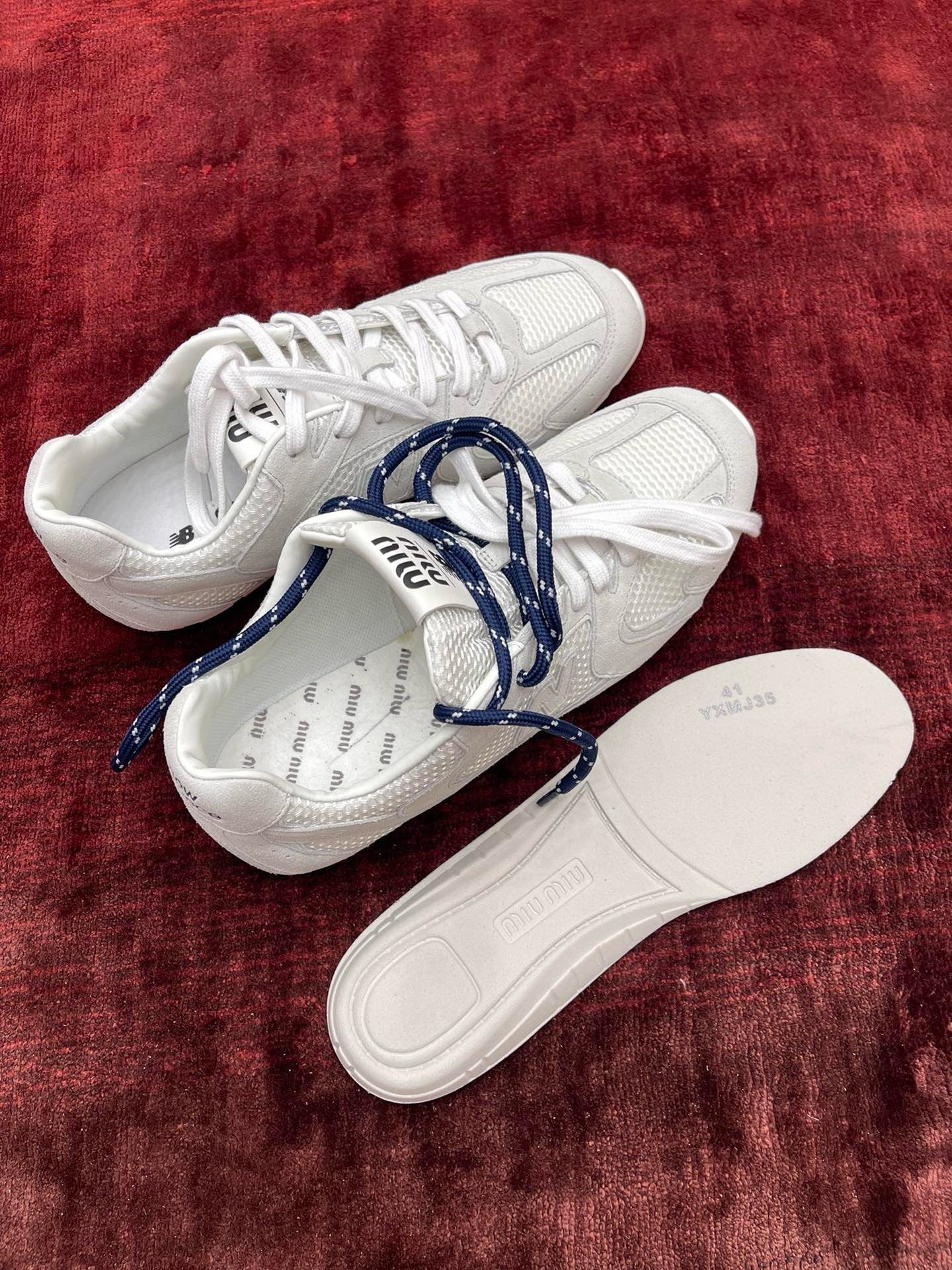 MiuMiu x NB530系列 “白色网”男女同款