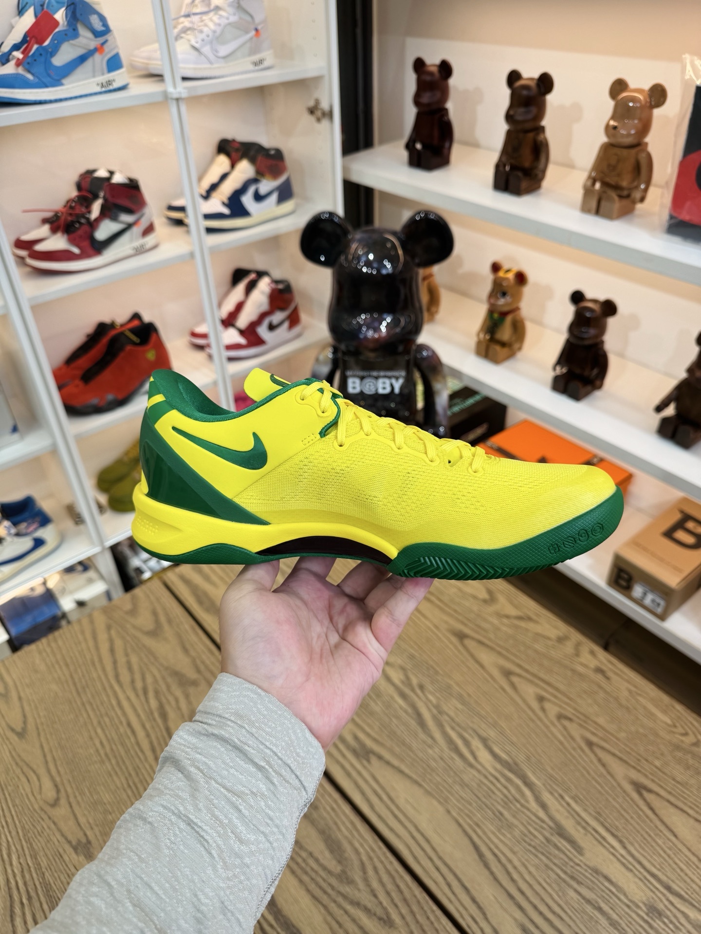 KOBE 8 俄勒岡鴨子🦆 黃綠鉤  OREGON DUCKS PE PACK  尺碼 40-48.5「US7-14」 （PROMO非市售樣品）