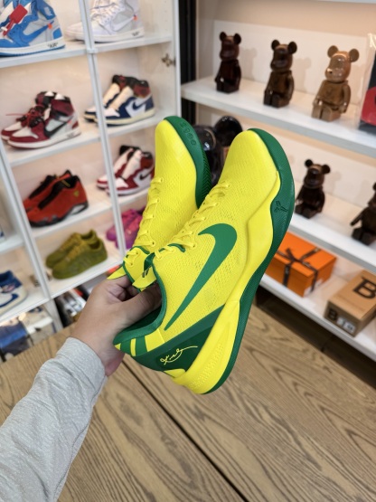 KOBE 8 俄勒岡鴨子🦆 黃綠鉤  OREGON DUCKS PE PACK  尺碼 40-48.5「US7-14」 （PROMO非市售樣品）