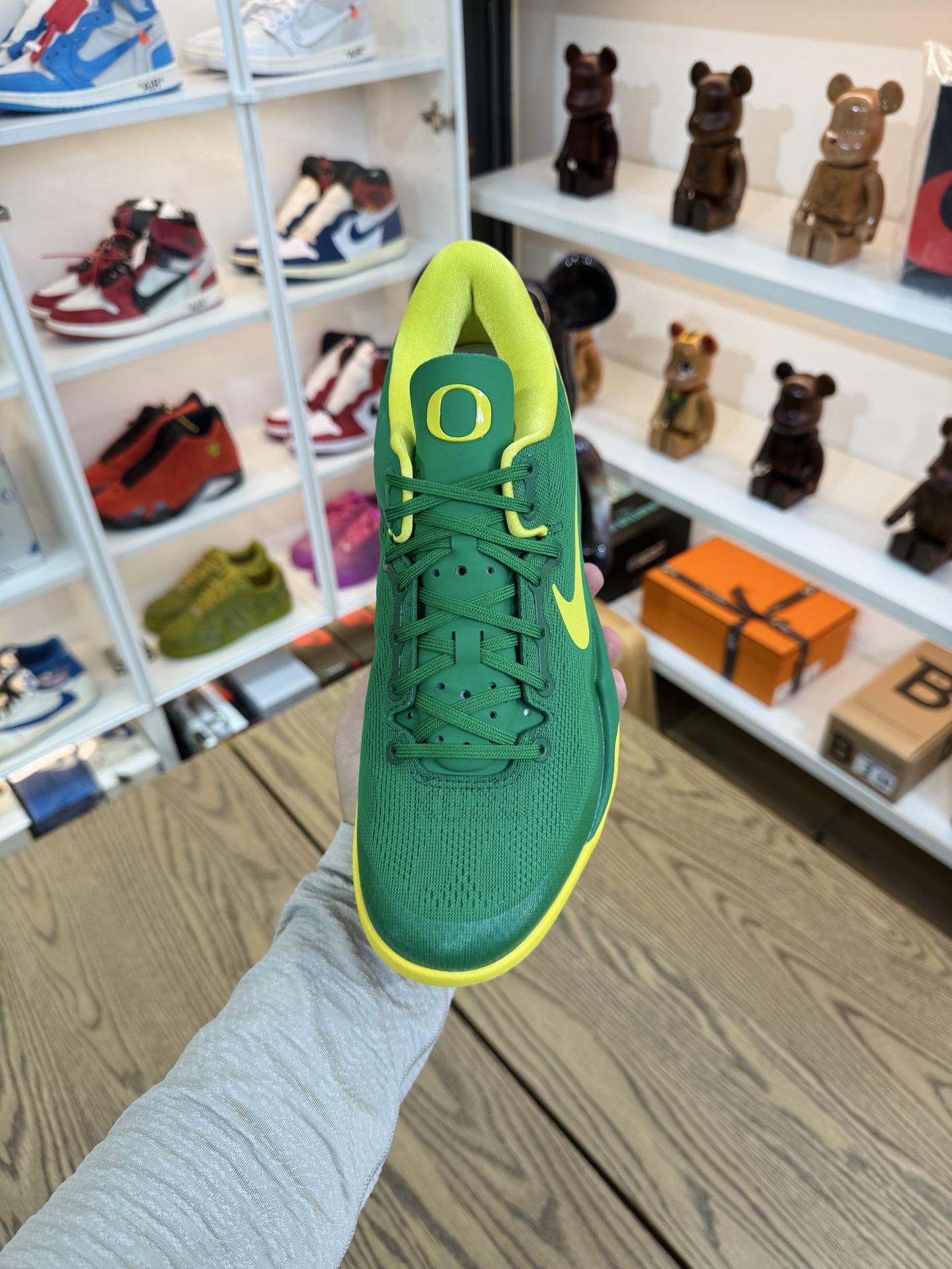 KOBE 8 俄勒岡鴨子🦆 綠黃鉤  OREGON DUCKS PE PACK  尺碼 40-48.5「US7-14」 （PROMO非市售樣品）