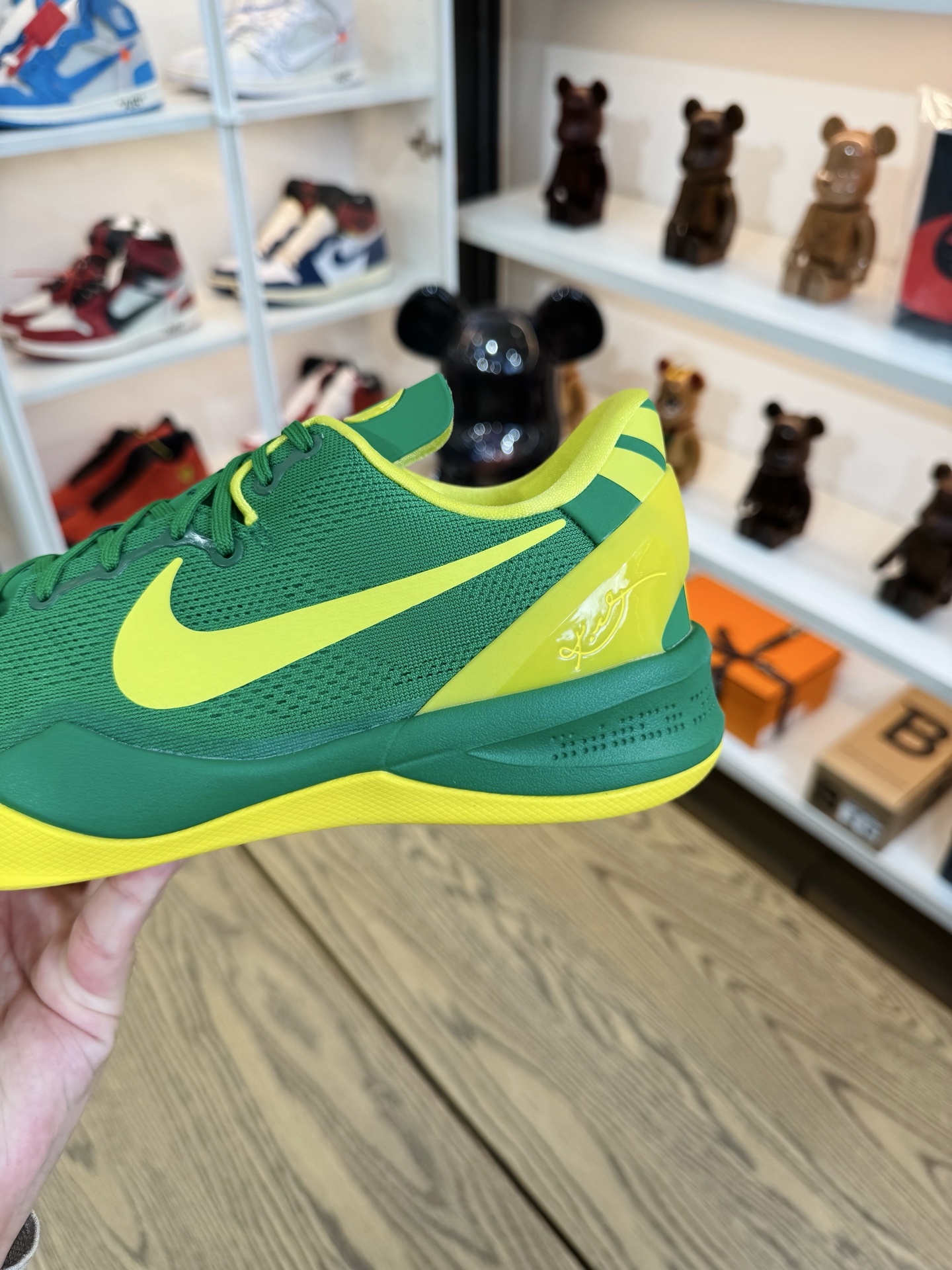 KOBE 8 俄勒岡鴨子🦆 綠黃鉤  OREGON DUCKS PE PACK  尺碼 40-48.5「US7-14」 （PROMO非市售樣品）