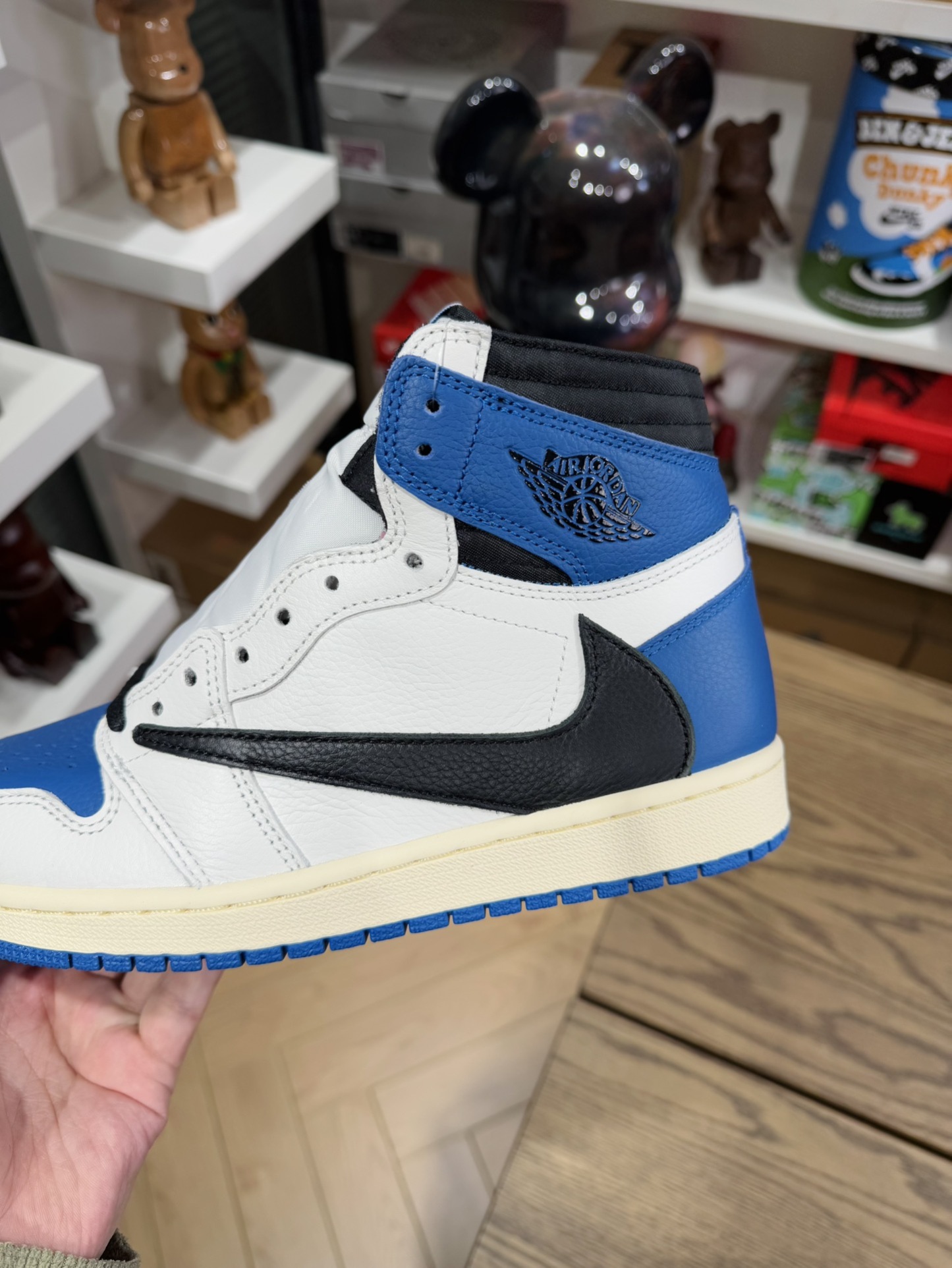 💯Travis Scott x AJ1 High 閃電⚡️ Fragment  藤原浩三方聯名 DH3227-105  尺碼 36-48.5「US4-14」