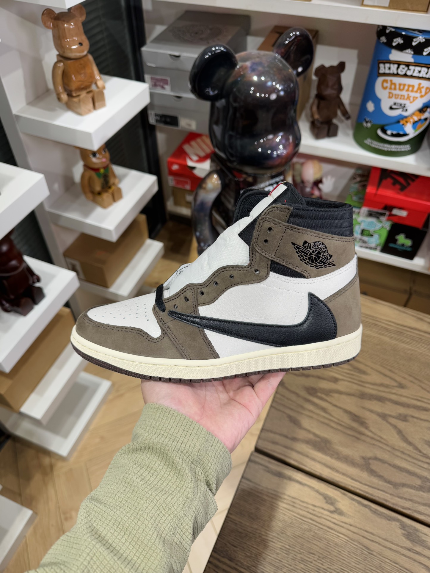 💯Travis Scott x AJ1 High OG TS SP 深棕  第一代倒鉤 夢回2019  尺碼 40-48.5「US7-14」 CD4487-100