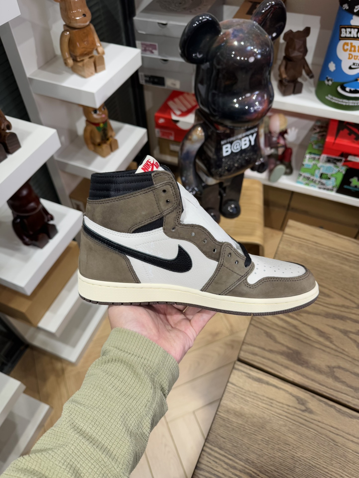 💯Travis Scott x AJ1 High OG TS SP 深棕  第一代倒鉤 夢回2019  尺碼 40-48.5「US7-14」 CD4487-100