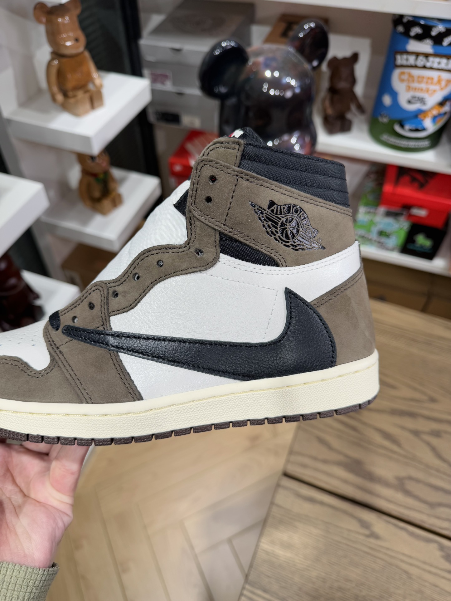 💯Travis Scott x AJ1 High OG TS SP 深棕  第一代倒鉤 夢回2019  尺碼 40-48.5「US7-14」 CD4487-100