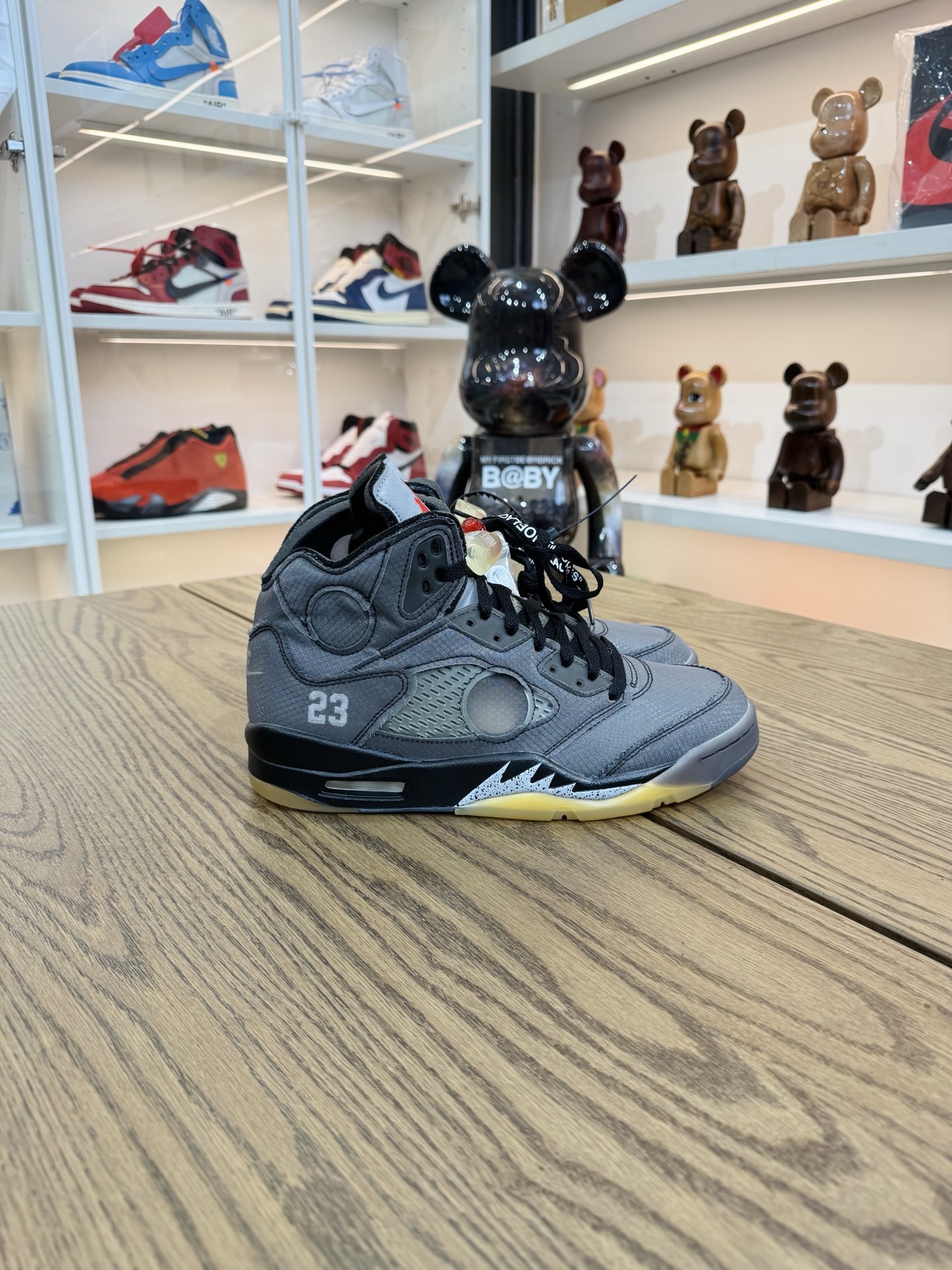 Off White x AJ5 Retro SP 黑蟬翼 復古籃球鞋  尺碼 40.5-48.5「US7.5-14」CT8480-001