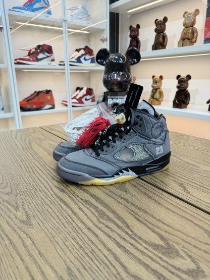 Off White x AJ5 Retro SP 黑蟬翼 復古籃球鞋  尺碼 40.5-48.5「US7.5-14」CT8480-001