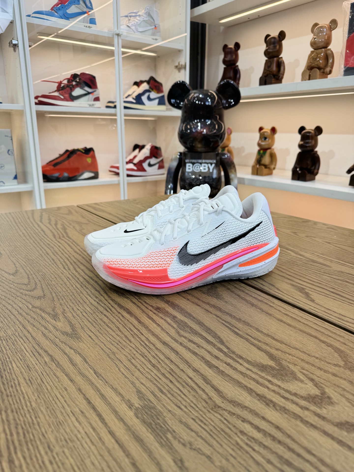 Air Zoom G.T. cut 1  實戰籃球鞋 粉白色 國外版 CZ0175-106