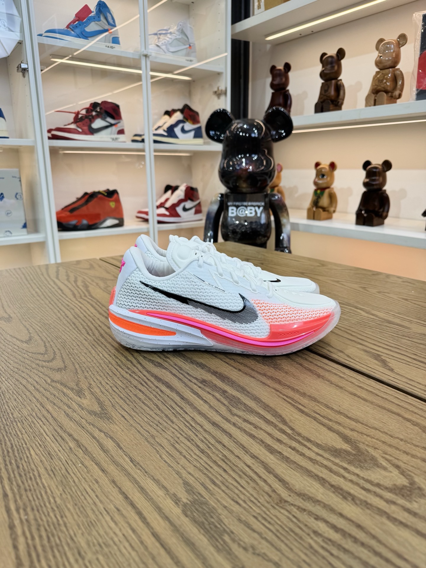 Air Zoom G.T. cut 1  實戰籃球鞋 粉白色 國外版 CZ0175-106