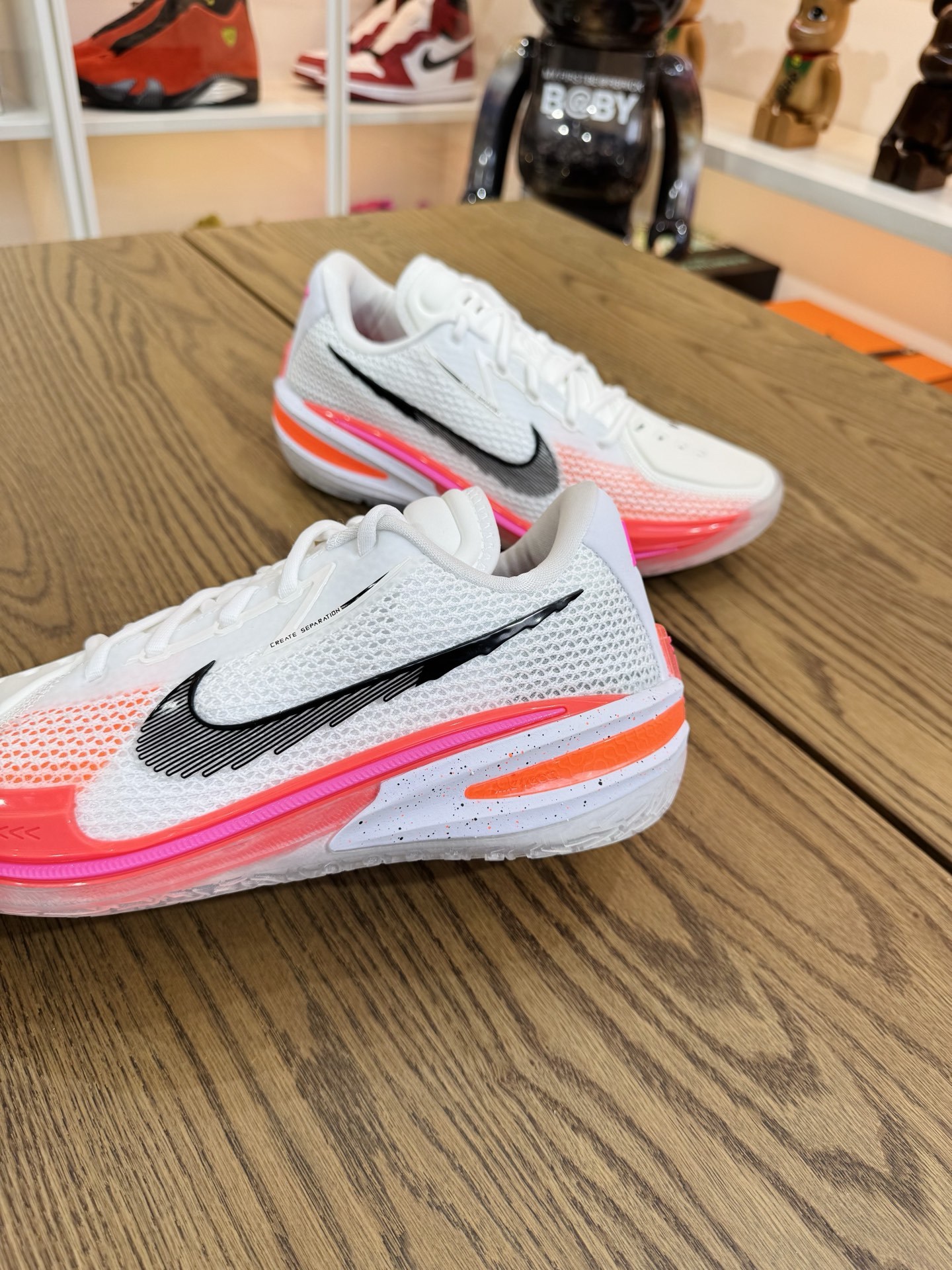 Air Zoom G.T. cut 1  實戰籃球鞋 粉白色 國外版 CZ0175-106