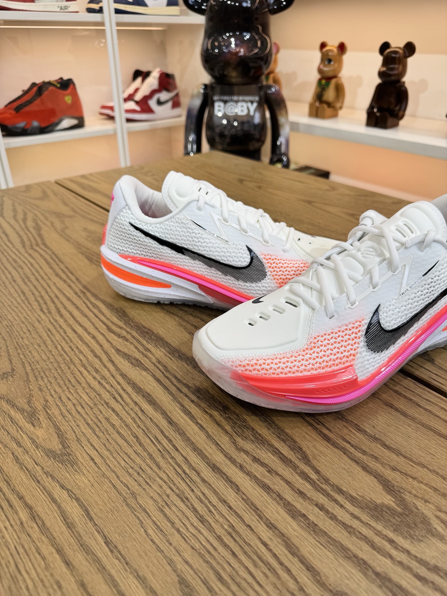 Air Zoom G.T. cut 1  實戰籃球鞋 粉白色 國外版 CZ0175-106