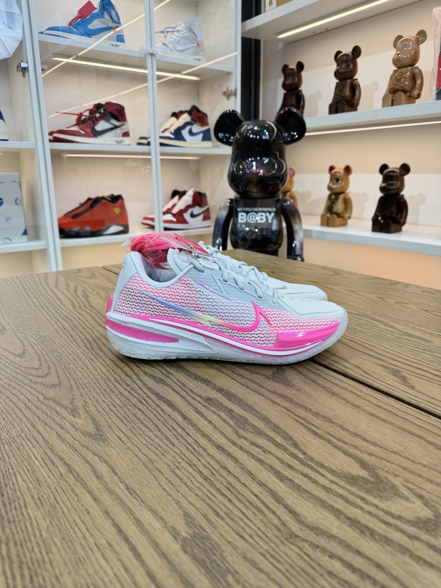 Air Zoom G.T. cut 1  實戰籃球鞋 灰粉色 國外版 CZ0175-008