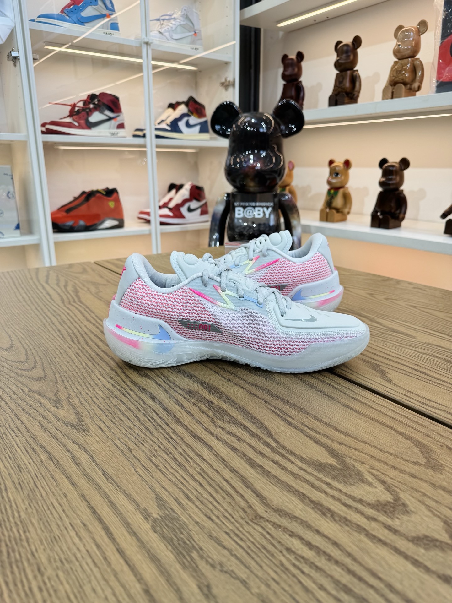 Air Zoom G.T. cut 1  實戰籃球鞋 灰粉色 國外版 CZ0175-008