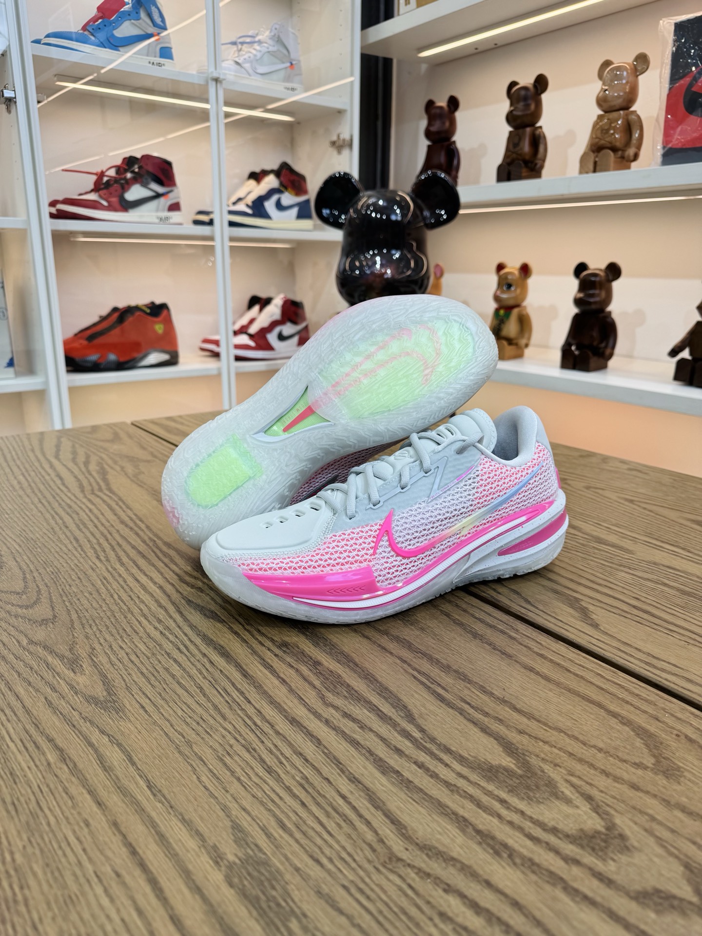 Air Zoom G.T. cut 1  實戰籃球鞋 灰粉色 國外版 CZ0175-008