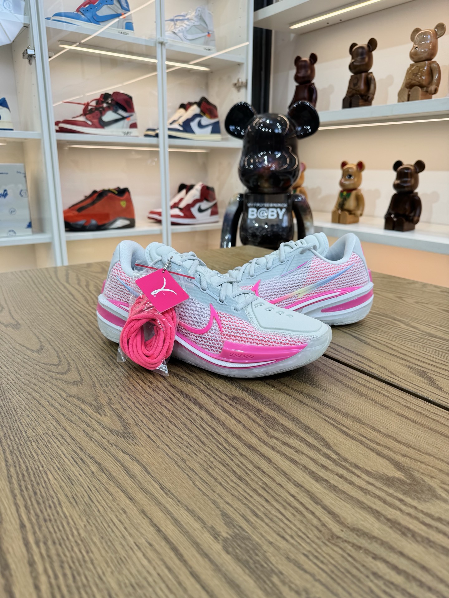 Air Zoom G.T. cut 1  實戰籃球鞋 灰粉色 國外版 CZ0175-008