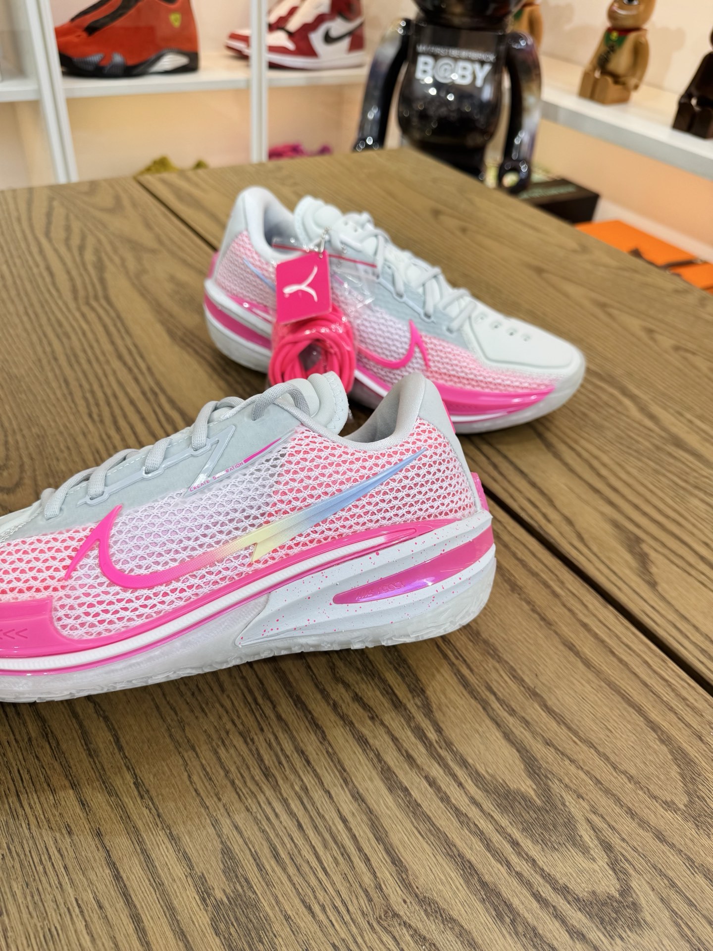 Air Zoom G.T. cut 1  實戰籃球鞋 灰粉色 國外版 CZ0175-008