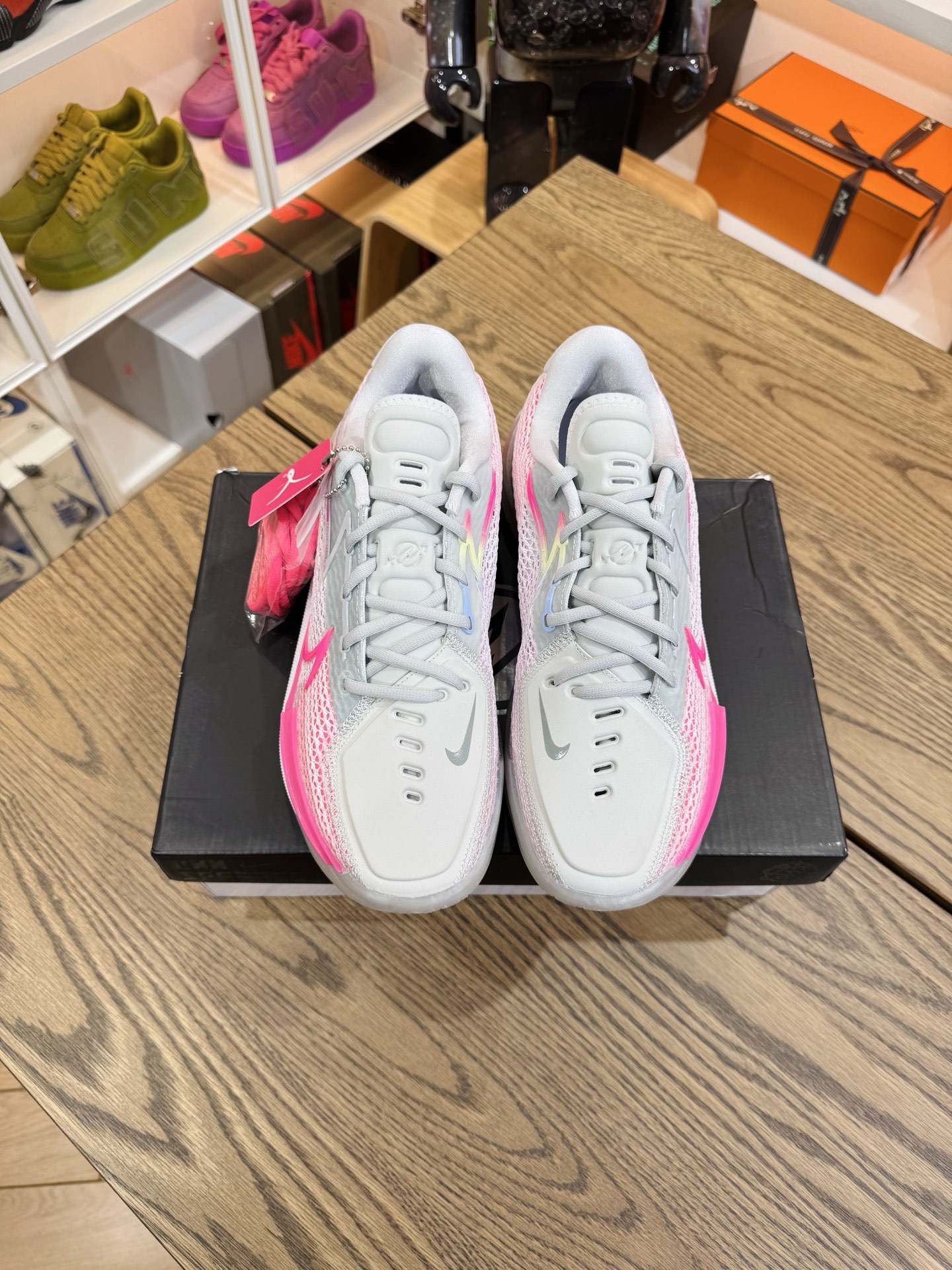 Air Zoom G.T. cut 1  實戰籃球鞋 灰粉色 國外版 CZ0175-008