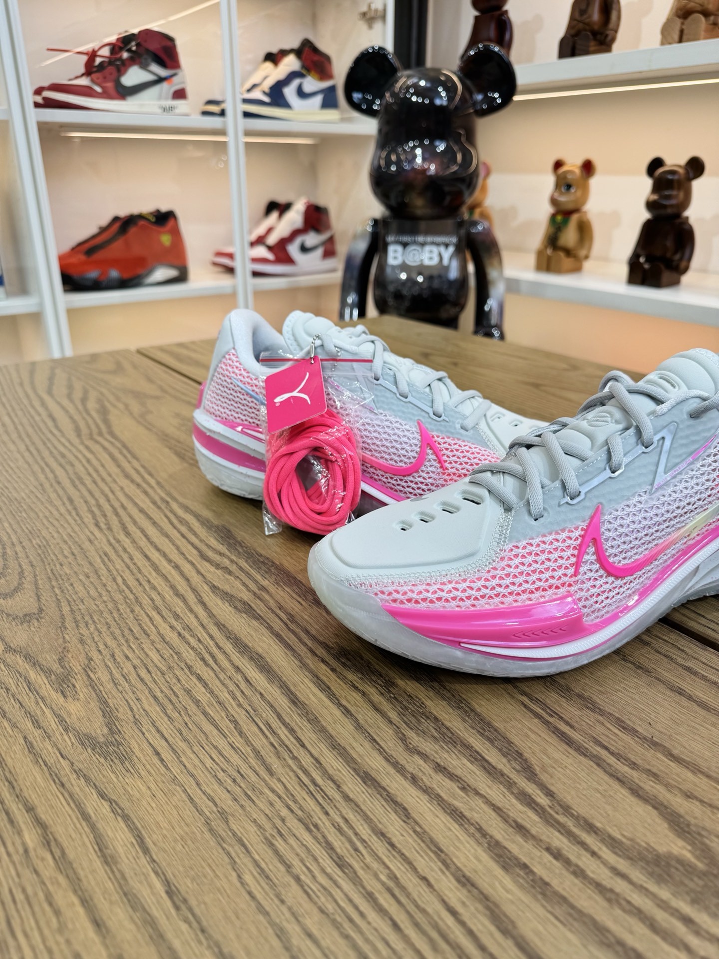 Air Zoom G.T. cut 1  實戰籃球鞋 灰粉色 國外版 CZ0175-008