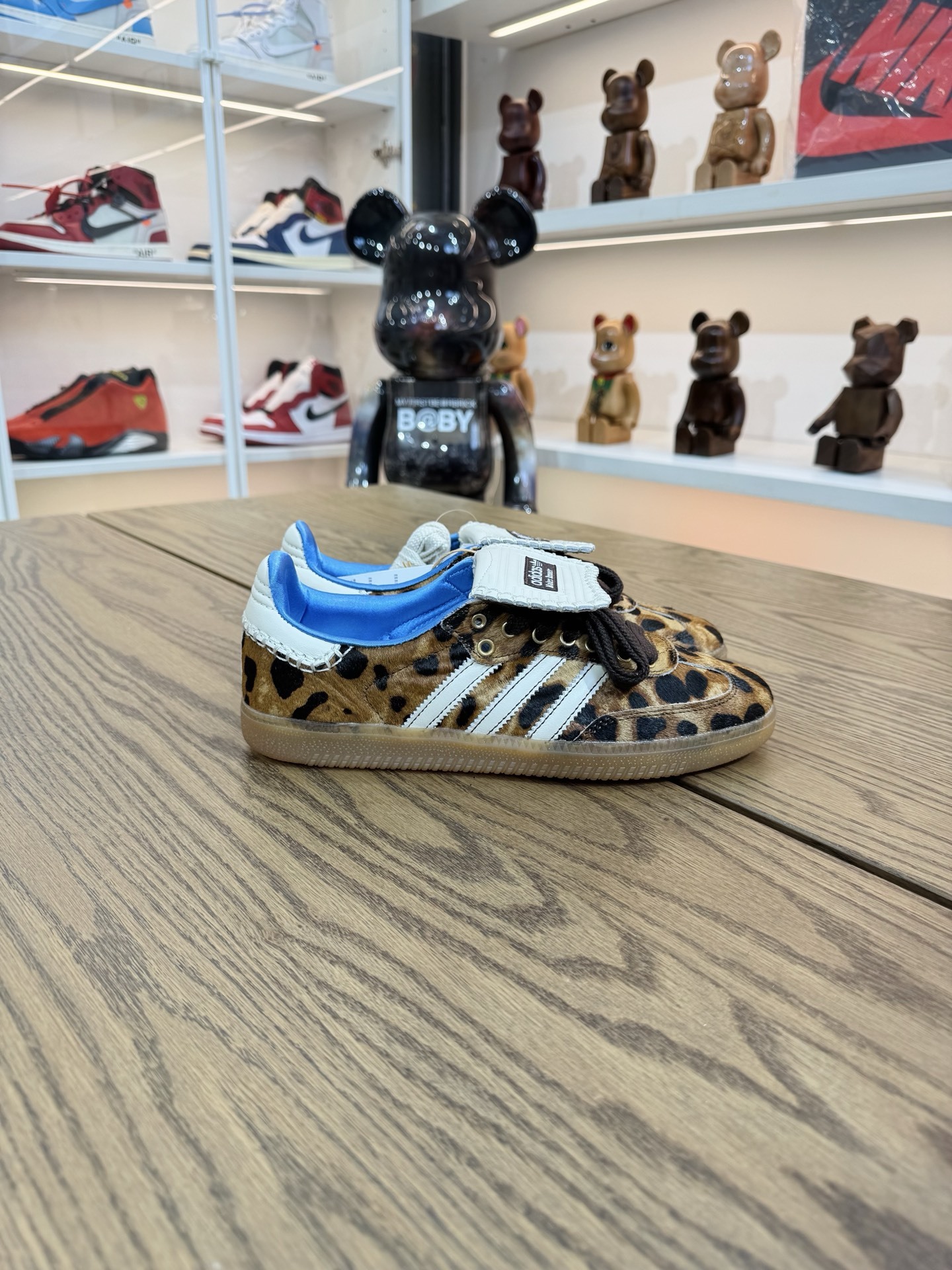 WALES BONNER x Samba IE0578 豹紋馬毛鞋面 Pony Tonal 高級感