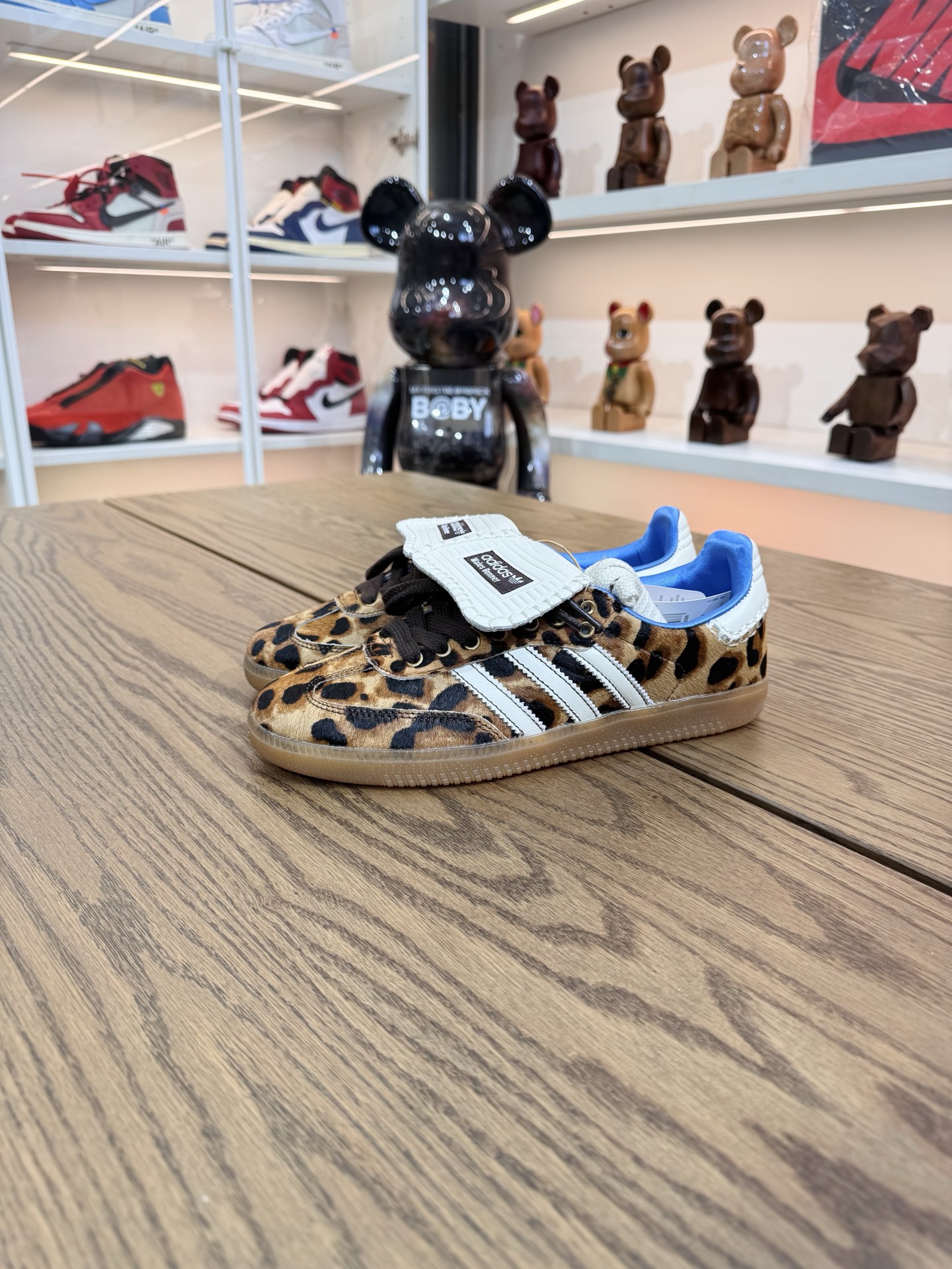 WALES BONNER x Samba IE0578 豹紋馬毛鞋面 Pony Tonal 高級感